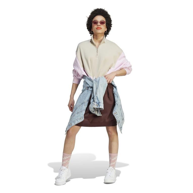 adidas Originals | Half-Zip Sweat Dress Womens | Swing adidas Originals | Half-Zip Sweat Dress Womens | Swing
