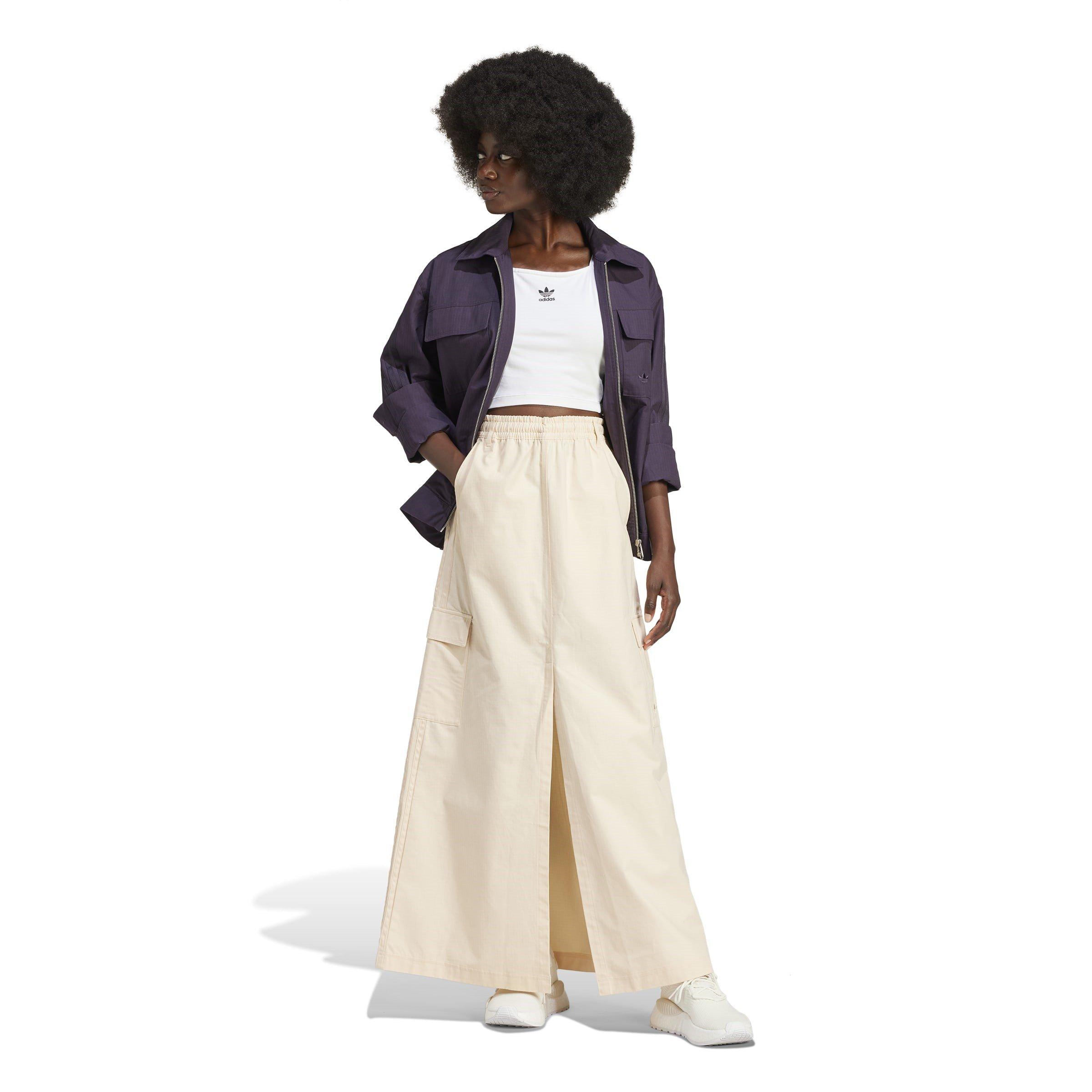 Beige - adidas - Ripstop Skirt Womens - 4