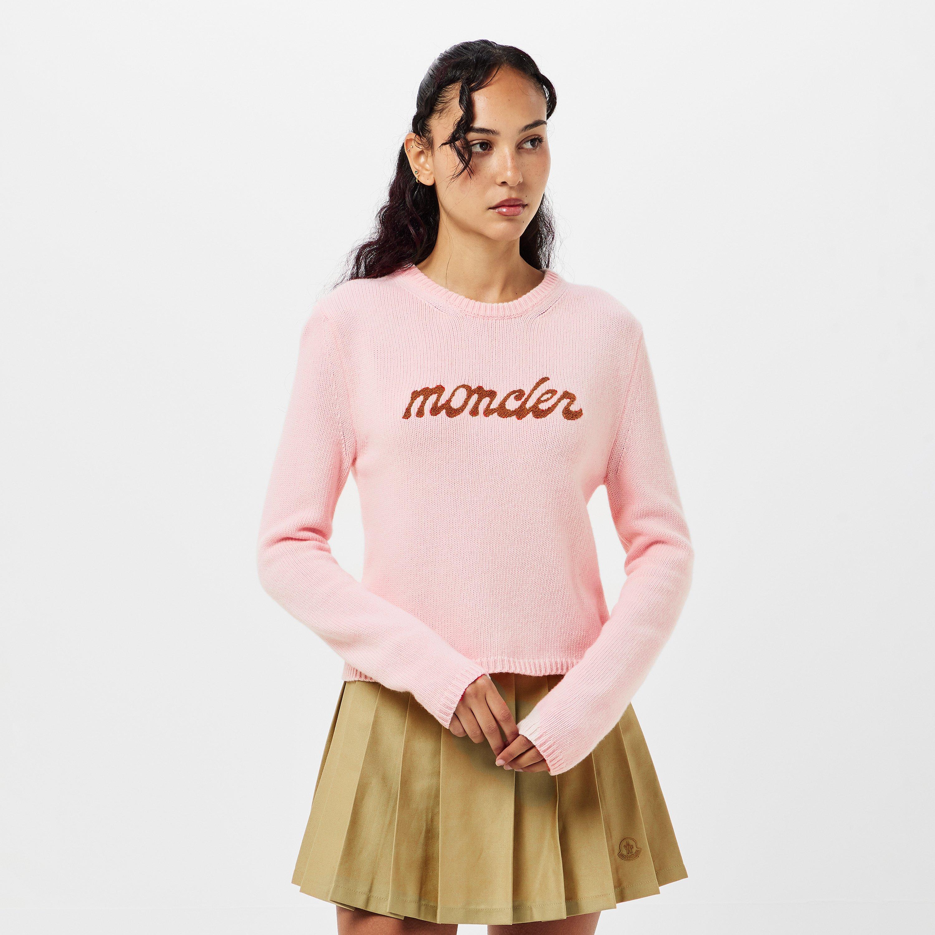 Pink 506 - Moncler - Women's Crew Neck Jumper - 3