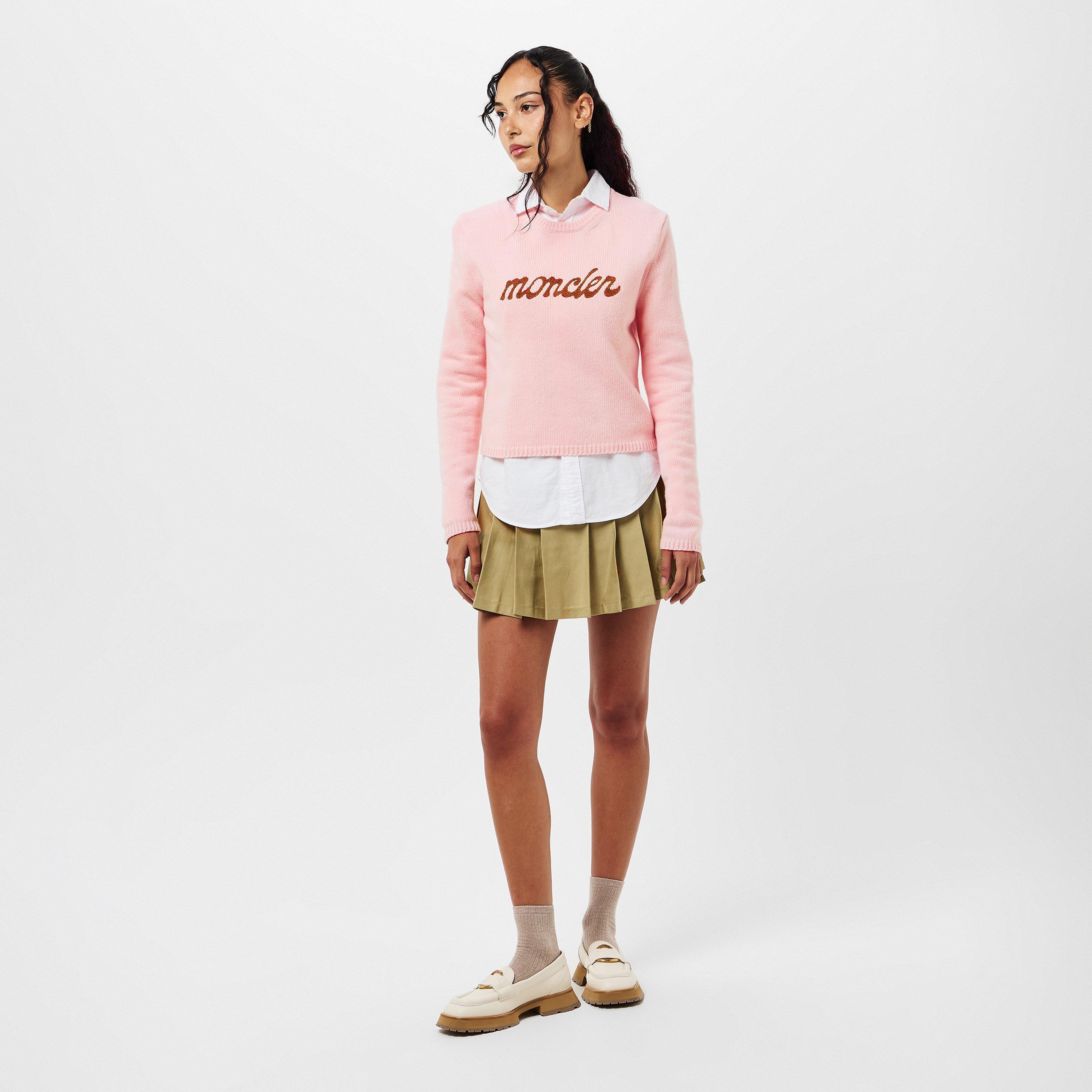 Moncler Women's Crew Neck Knitted Jumper | Flannels