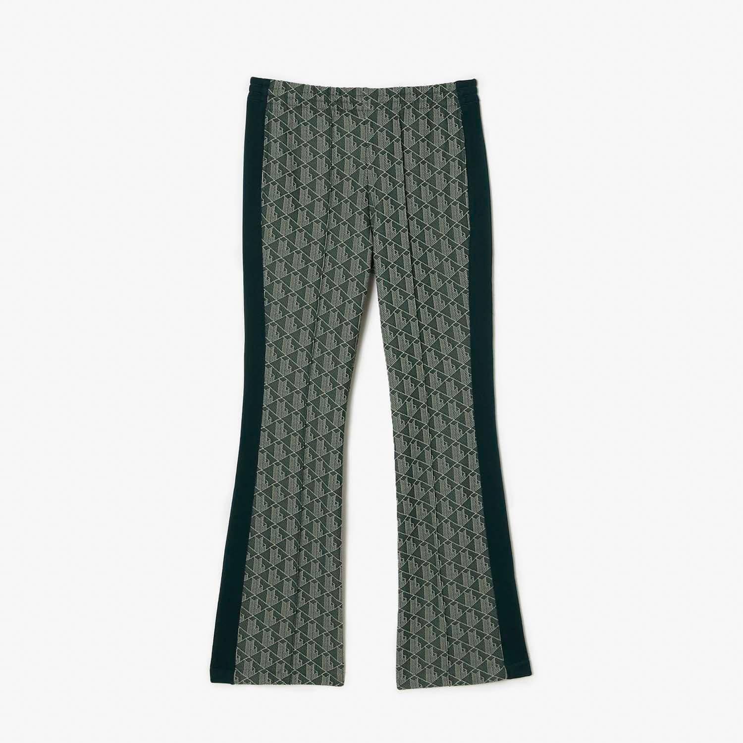 Green - Lacoste - Flared Monogram Sweatpants - 1