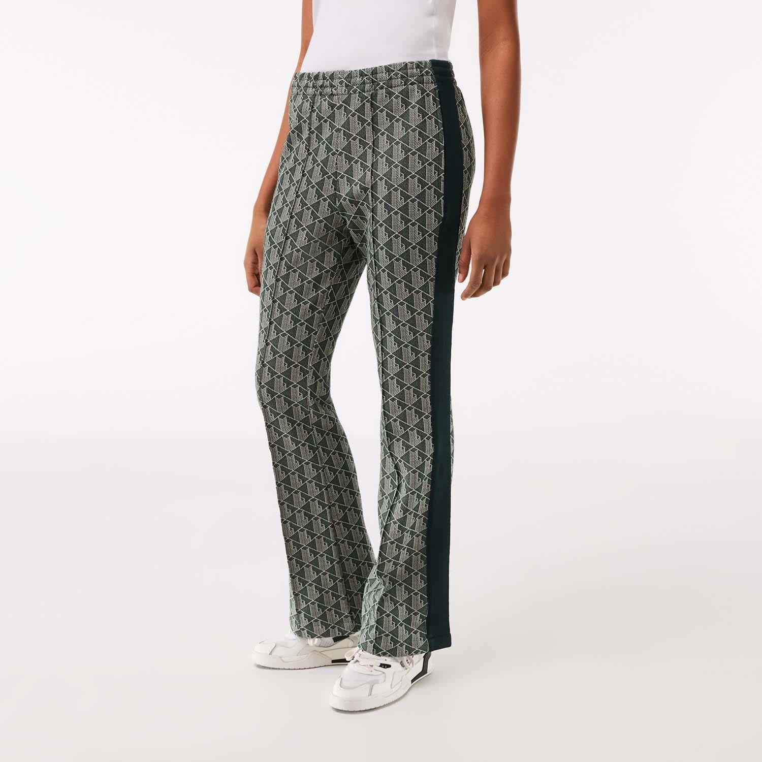 Green - Lacoste - Flared Monogram Sweatpants - 2