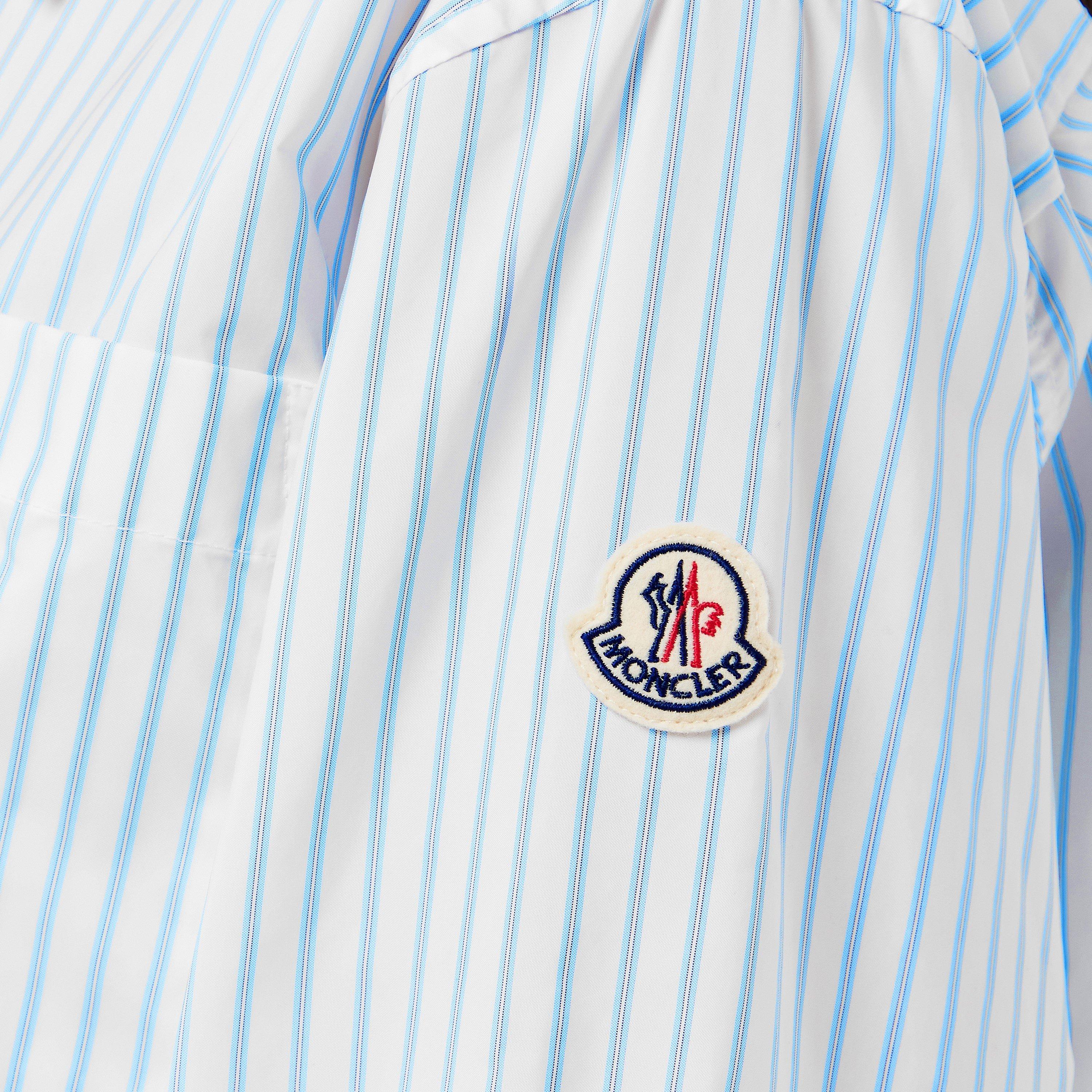 Blue/White F00 - Moncler - Women's Stripe Long-Sleeve Patterned Shirt - 5