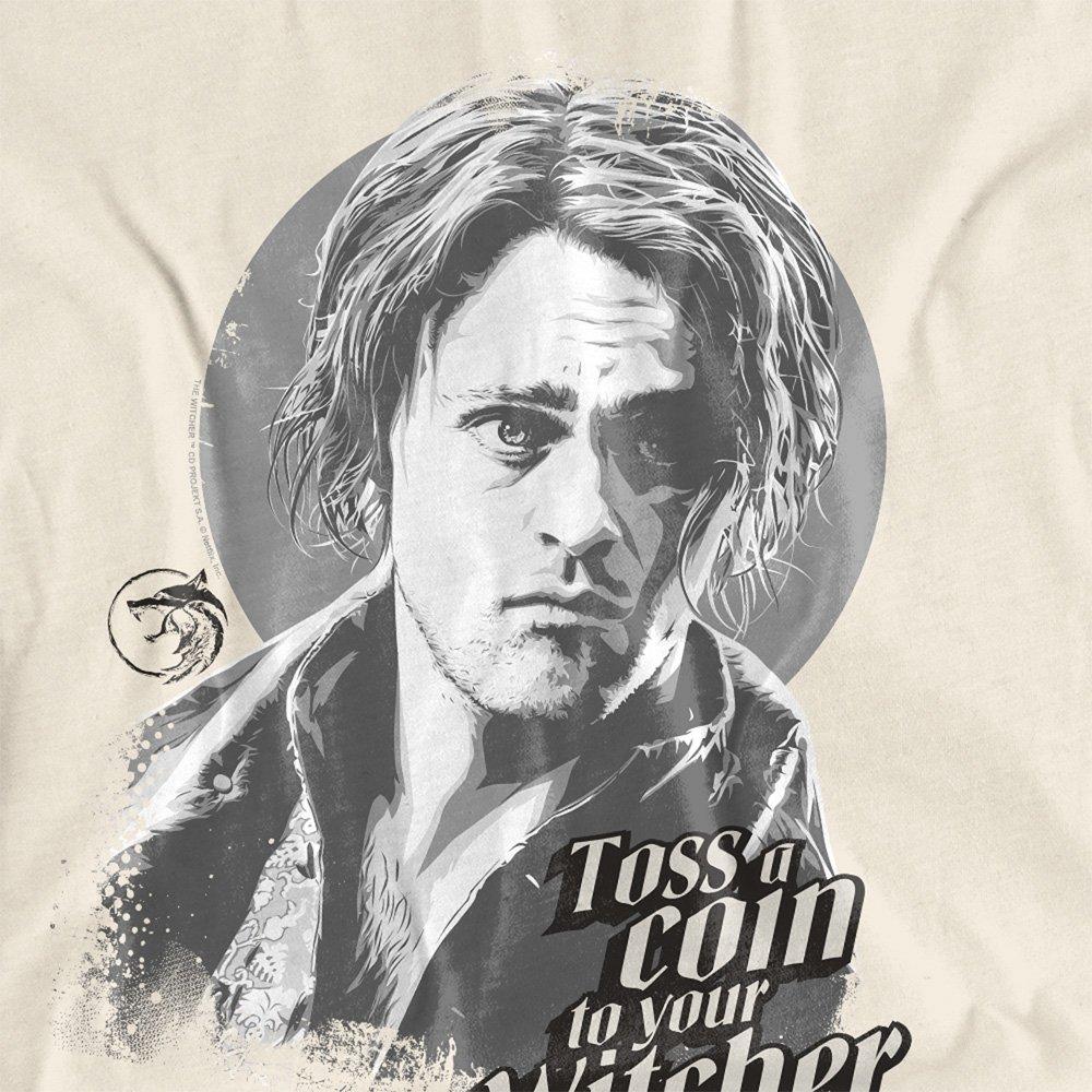 Beige - The Witcher - The Witcher - Jaskier Toss A Coin T-Shirt Natural - 2