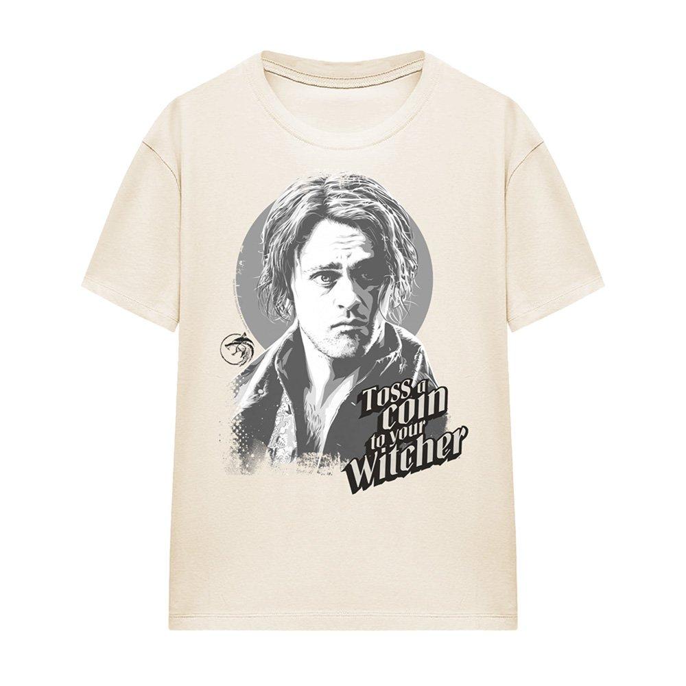 Beige - The Witcher - The Witcher - Jaskier Toss A Coin T-Shirt Natural - 4