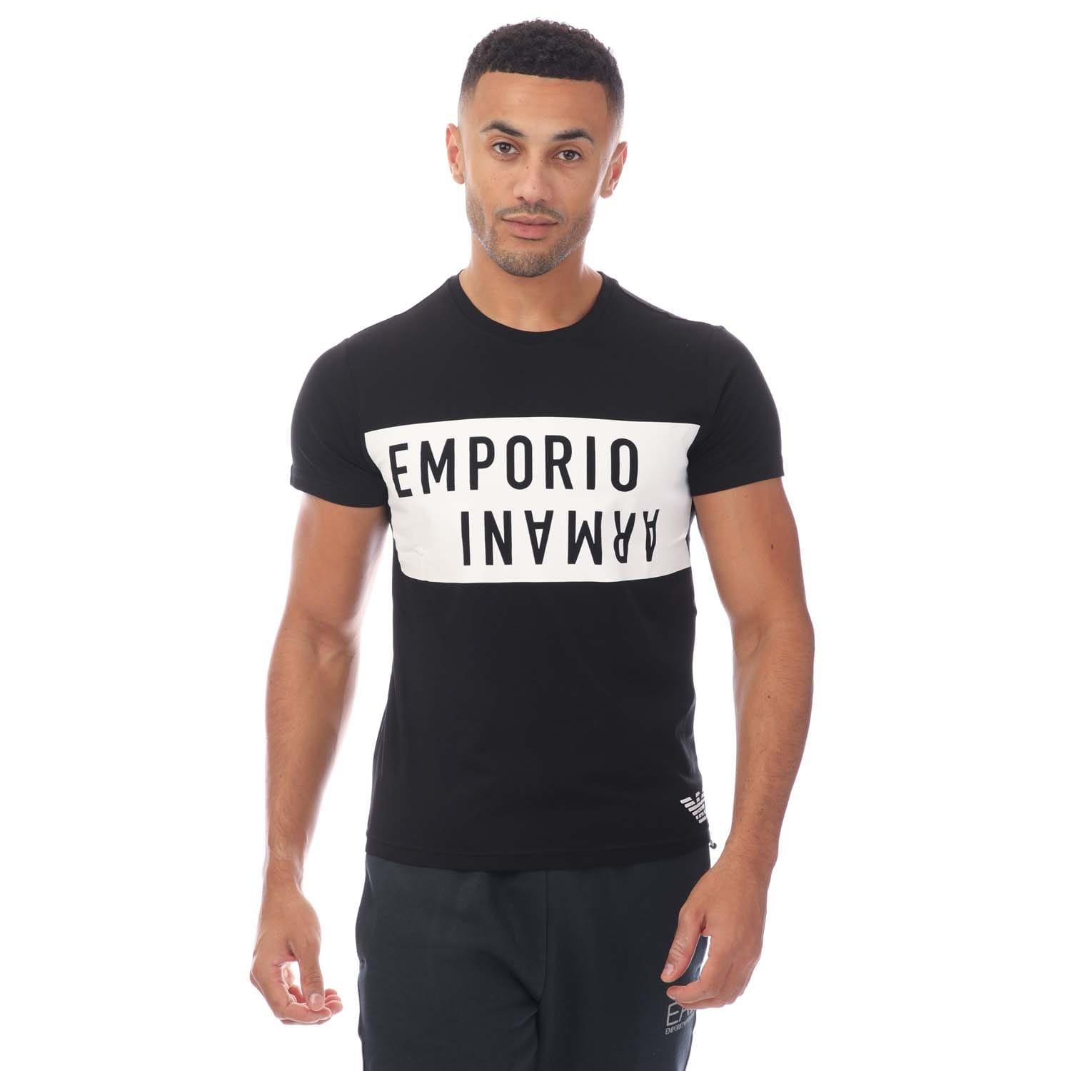 Black-White - Emporio Armani - Crewneck T-Shirt - 1