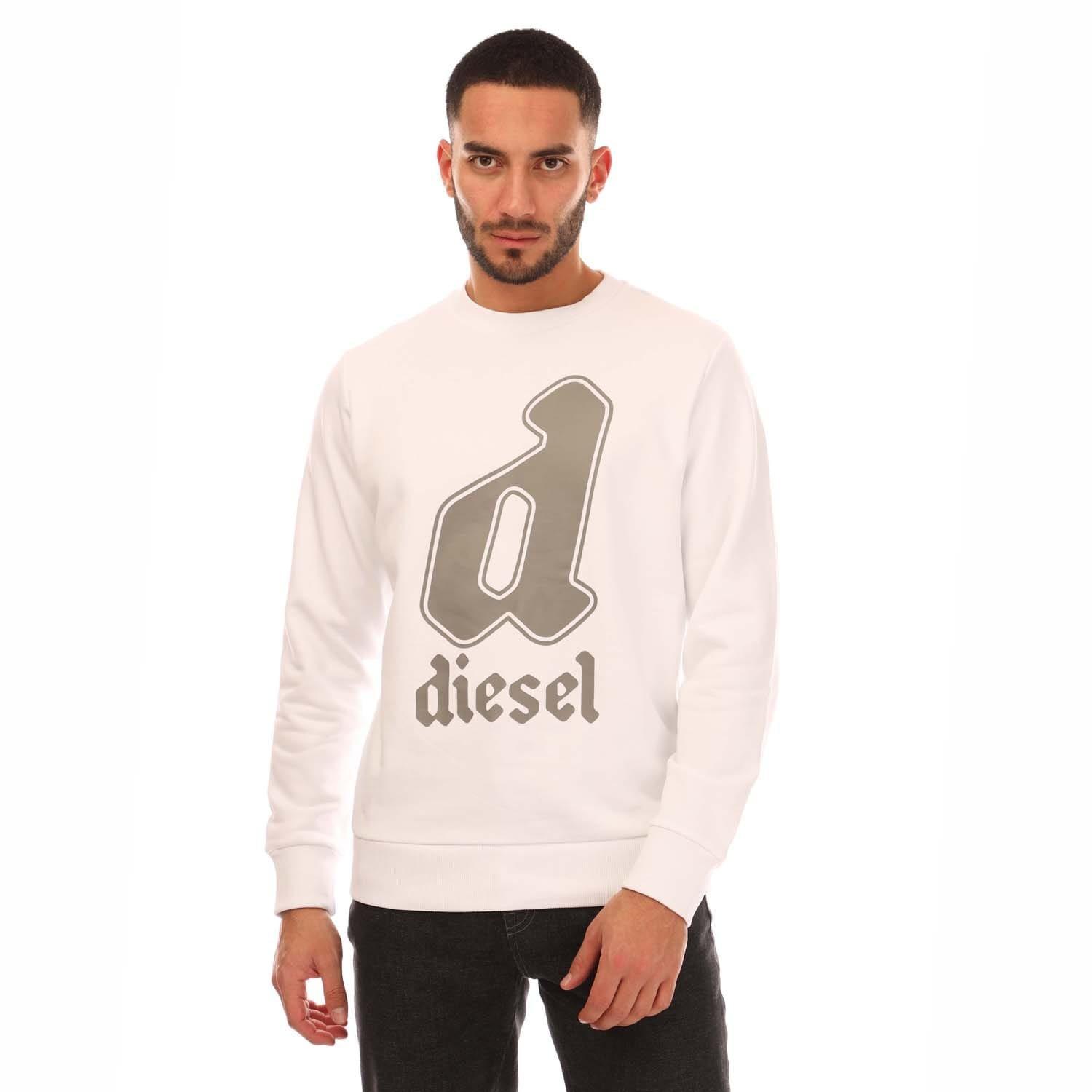 White - Diesel - S-Gir 13-1 Sweatshirt - 1