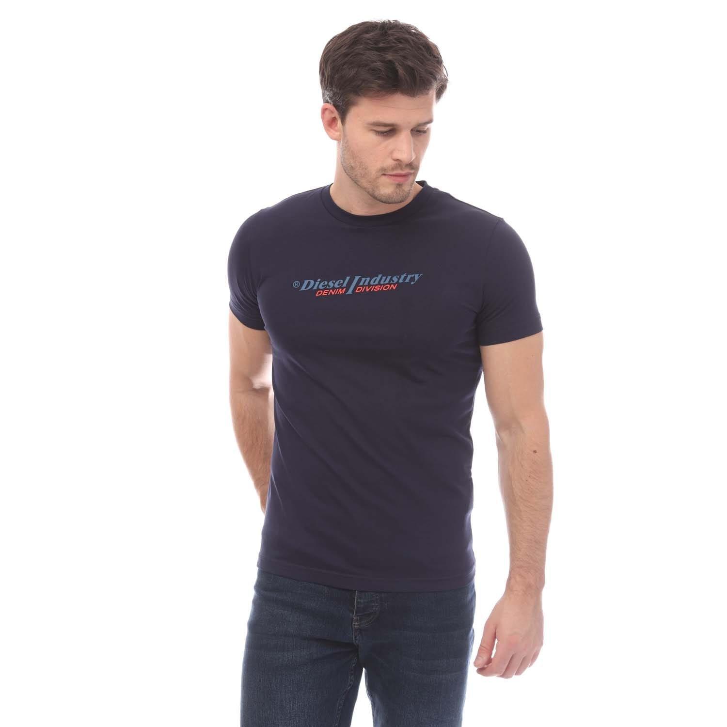 Navy - Diesel - T-Diegor T-Shirt - 3