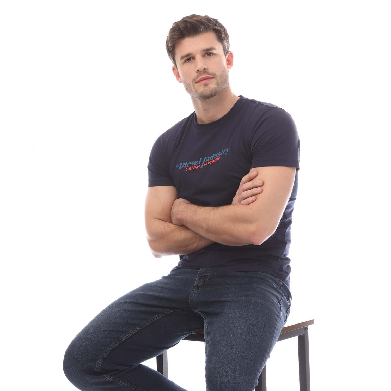 Navy - Diesel - T-Diegor T-Shirt - 6