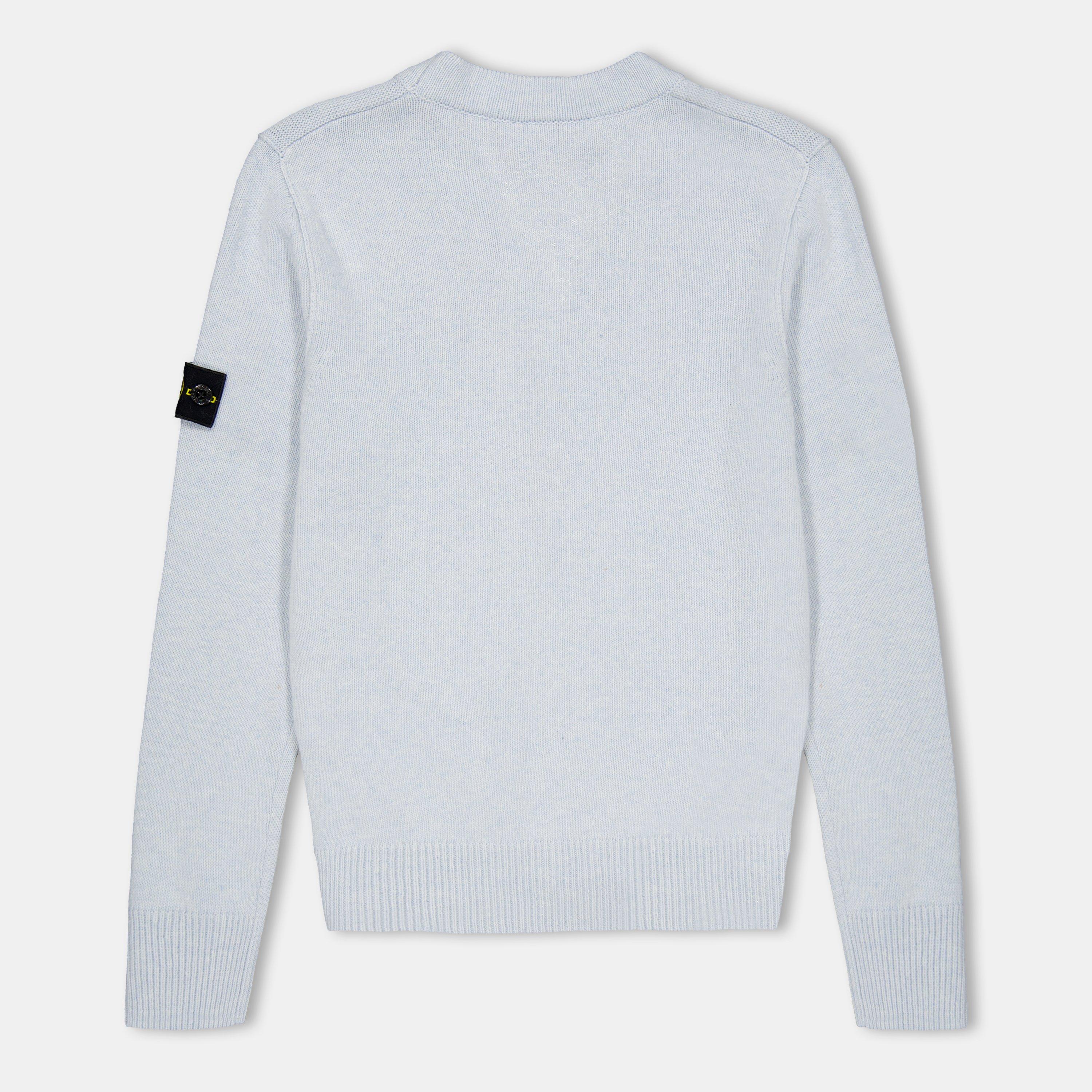 Azzurro V004A - Stone Island - Kids' Button Front Knitted Cardigan - 2