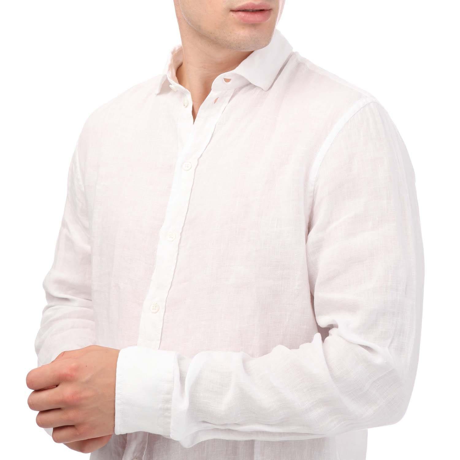 White - Armani - Long Sleeve Shirt - 3