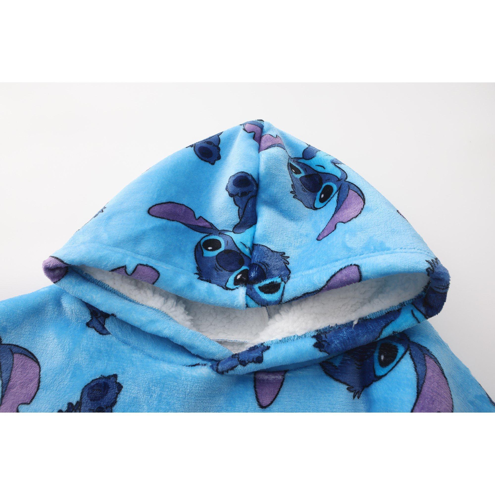 Stitch - Character - Adults Snuggle Fluffy Dressing Gown - 3