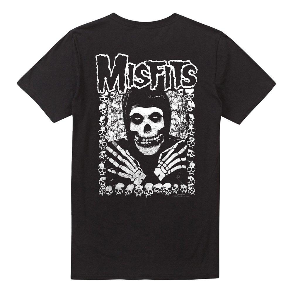 Black - Misfits - Misfits - Skeleton Hands (Back Print) T-Shirt Bla - 5