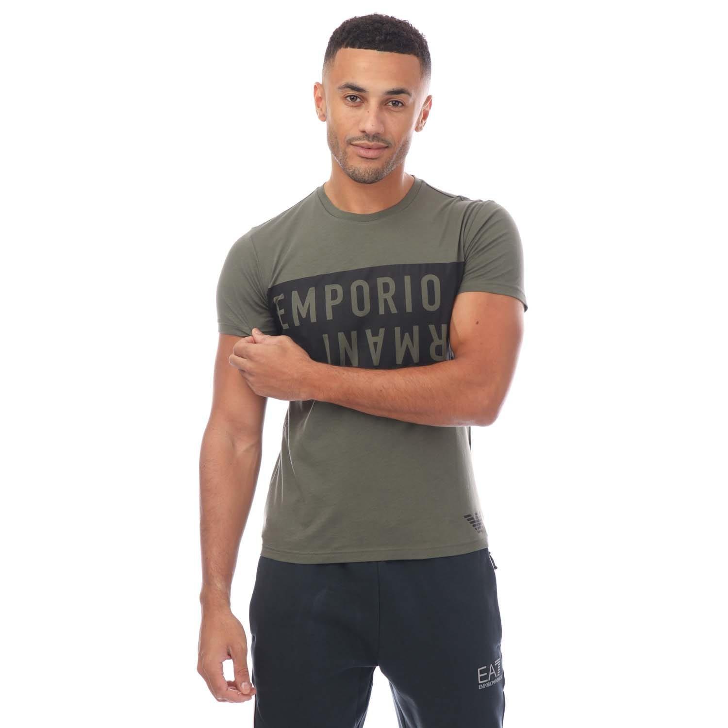 Green Black - Emporio Armani - Crewneck T-Shirt - 1