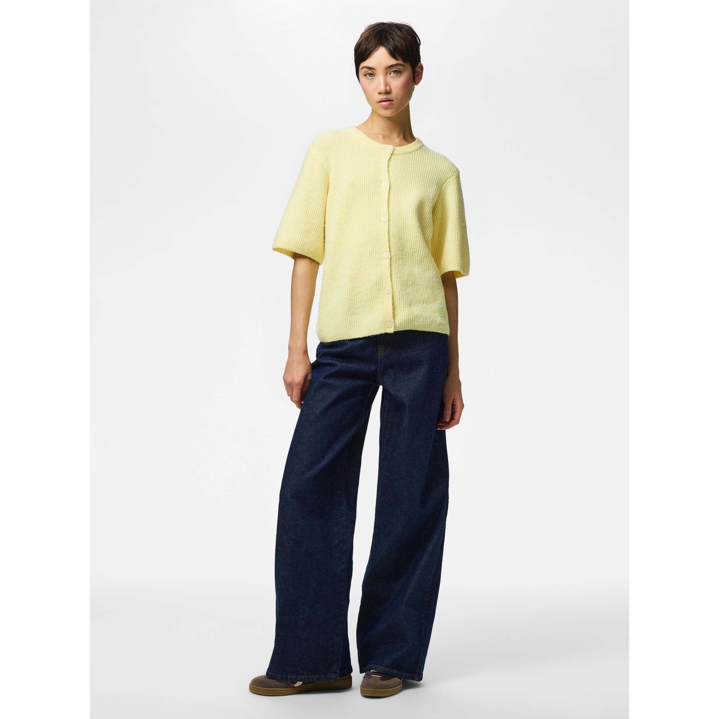 Plátano pálido. - Pieces - Pieces Ss O-Neck Knt Ld63 - 5