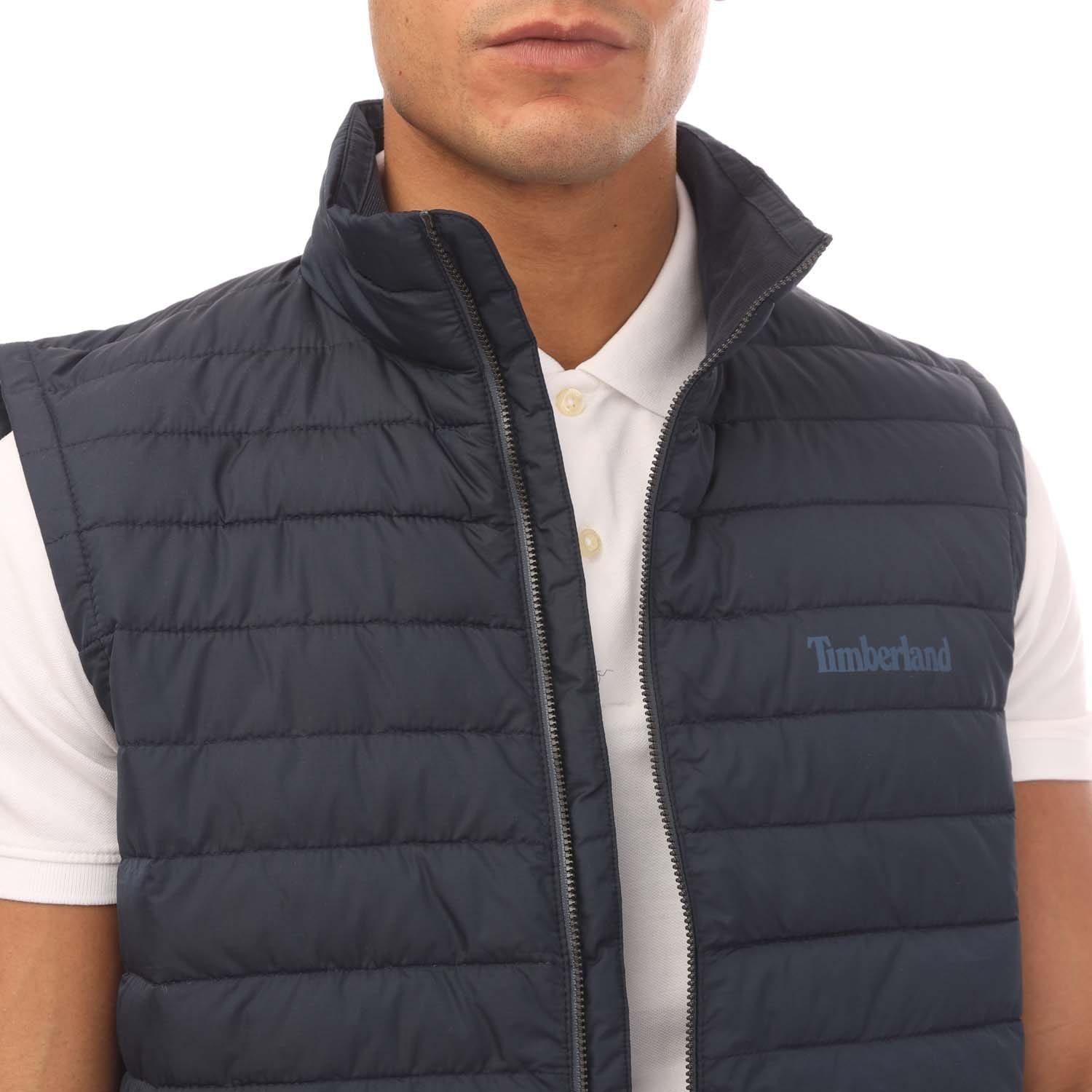 Navy - Timberland - Axis Peak Durable Water Repellent Vest - 3