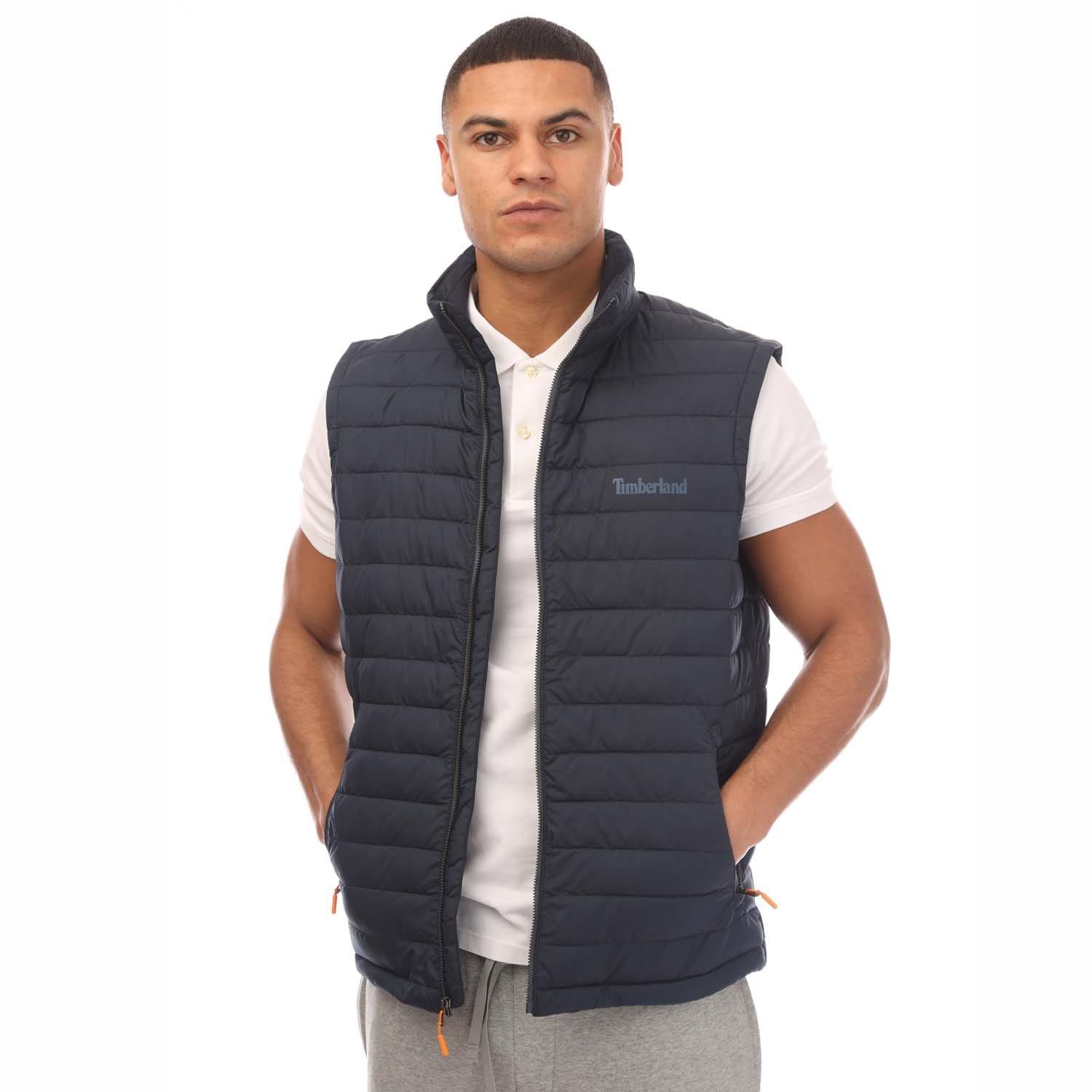 Navy - Timberland - Axis Peak Durable Water Repellent Vest - 4