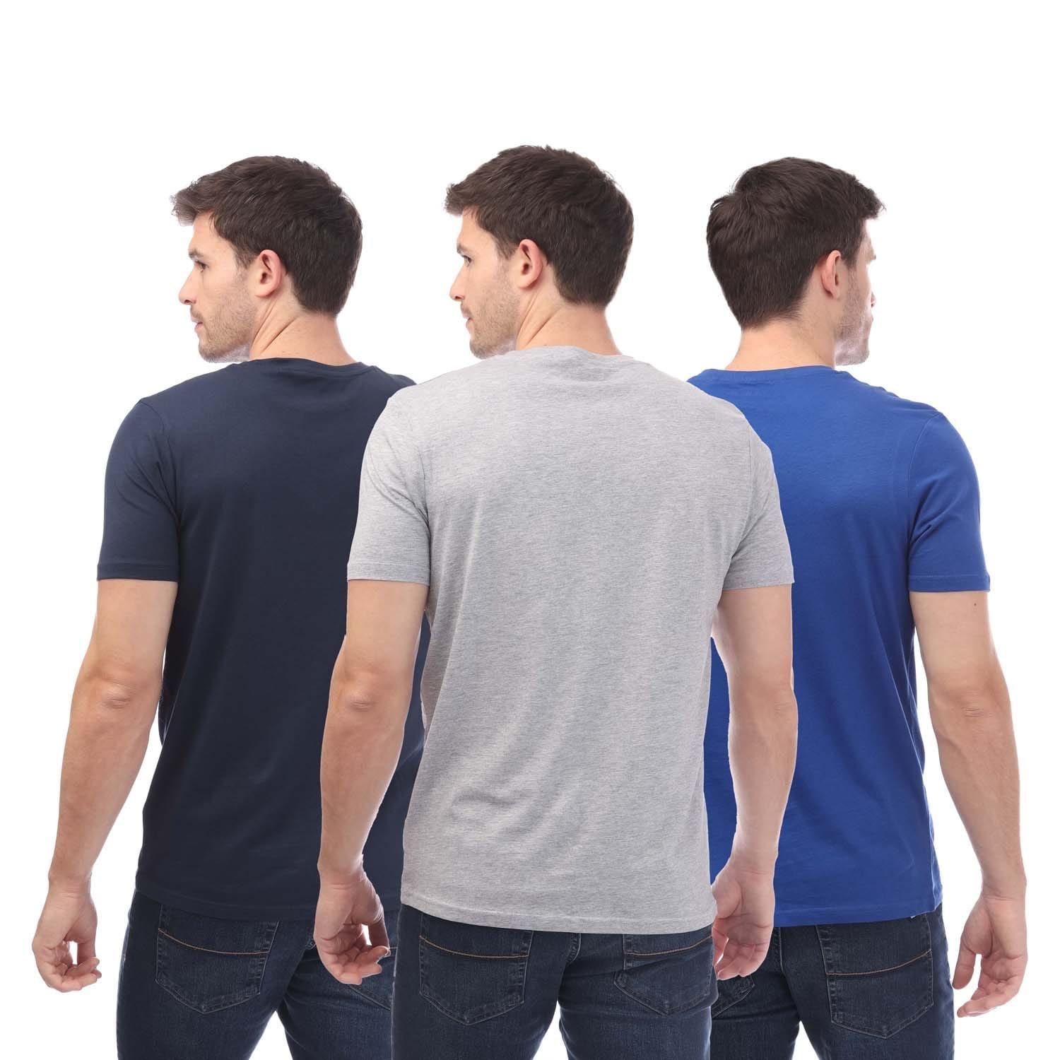 Navy Grey - Bench - Beau 3 Pack T-Shirt - 2