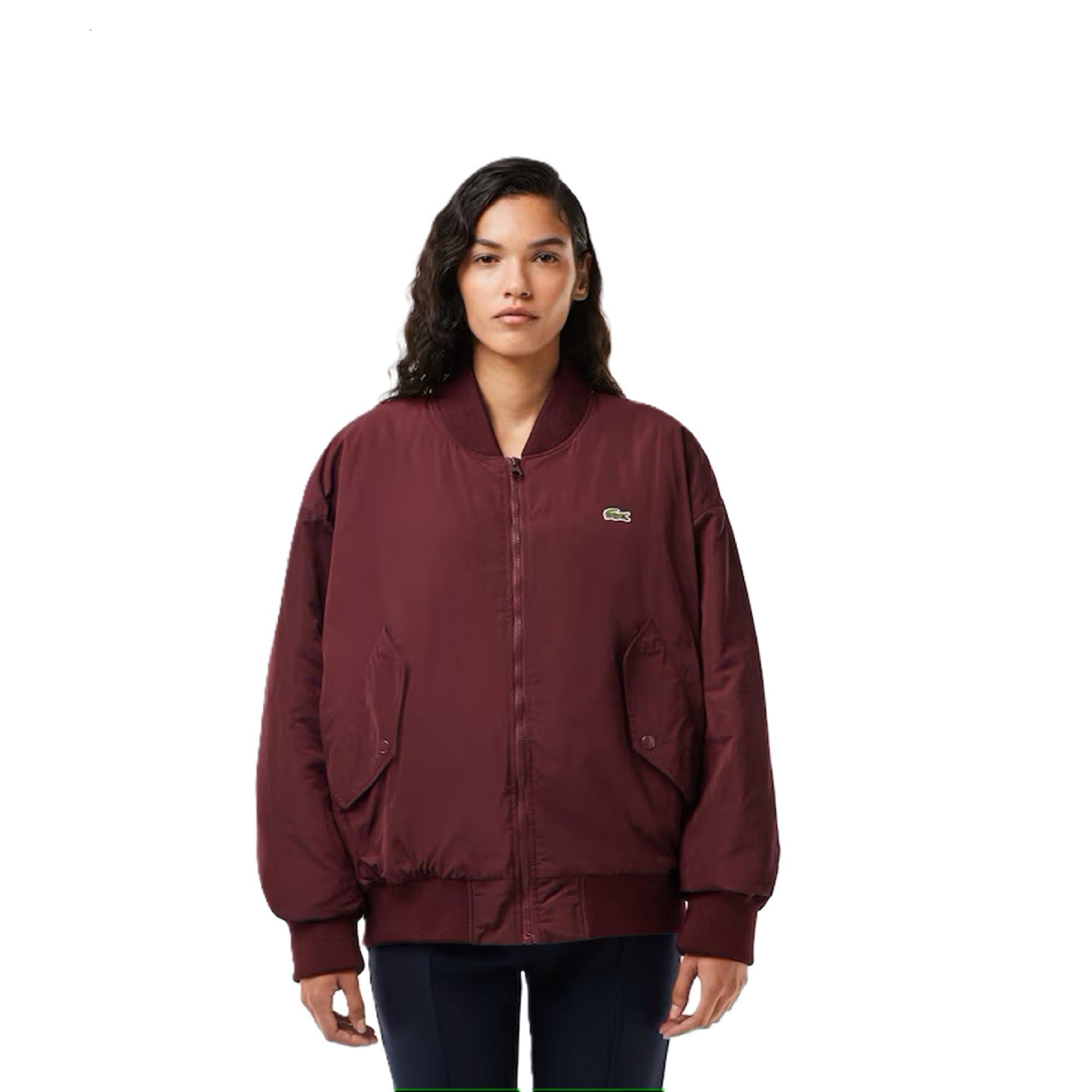 Spleen - Lacoste - Women's Oversized Ribbed Bomber Jacket - 1