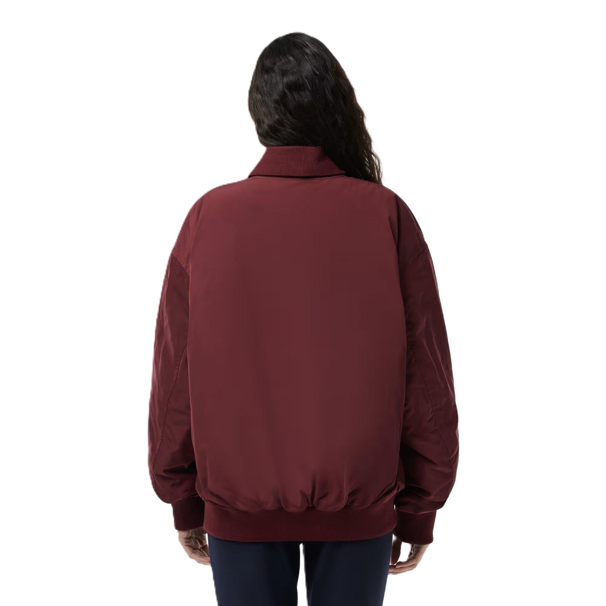 Spleen - Lacoste - Women's  Oversized Ribbed Bomber Jacket - 2