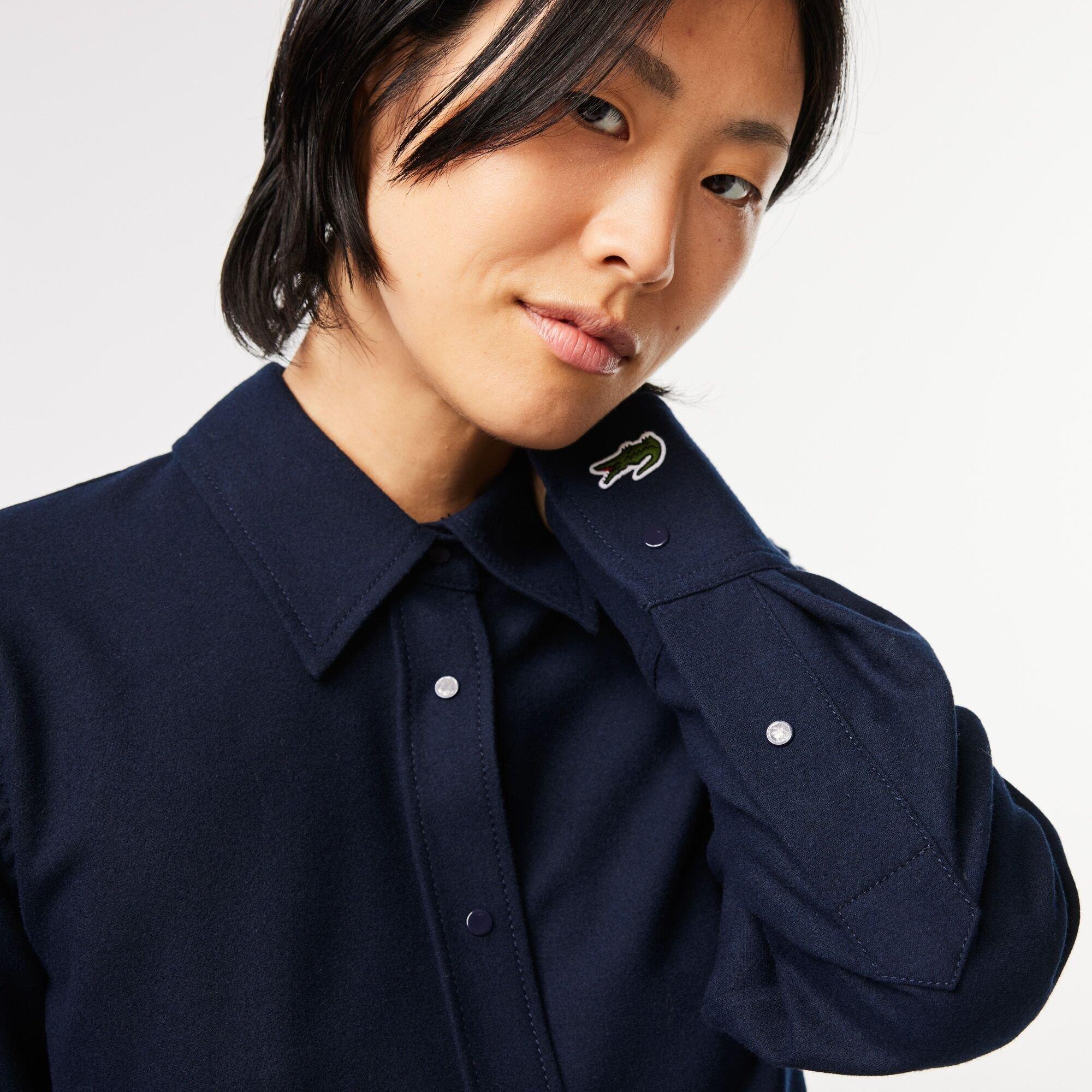 Bleu marine - Lacoste - Slim-Fit Long Sleeve Shirt - 2