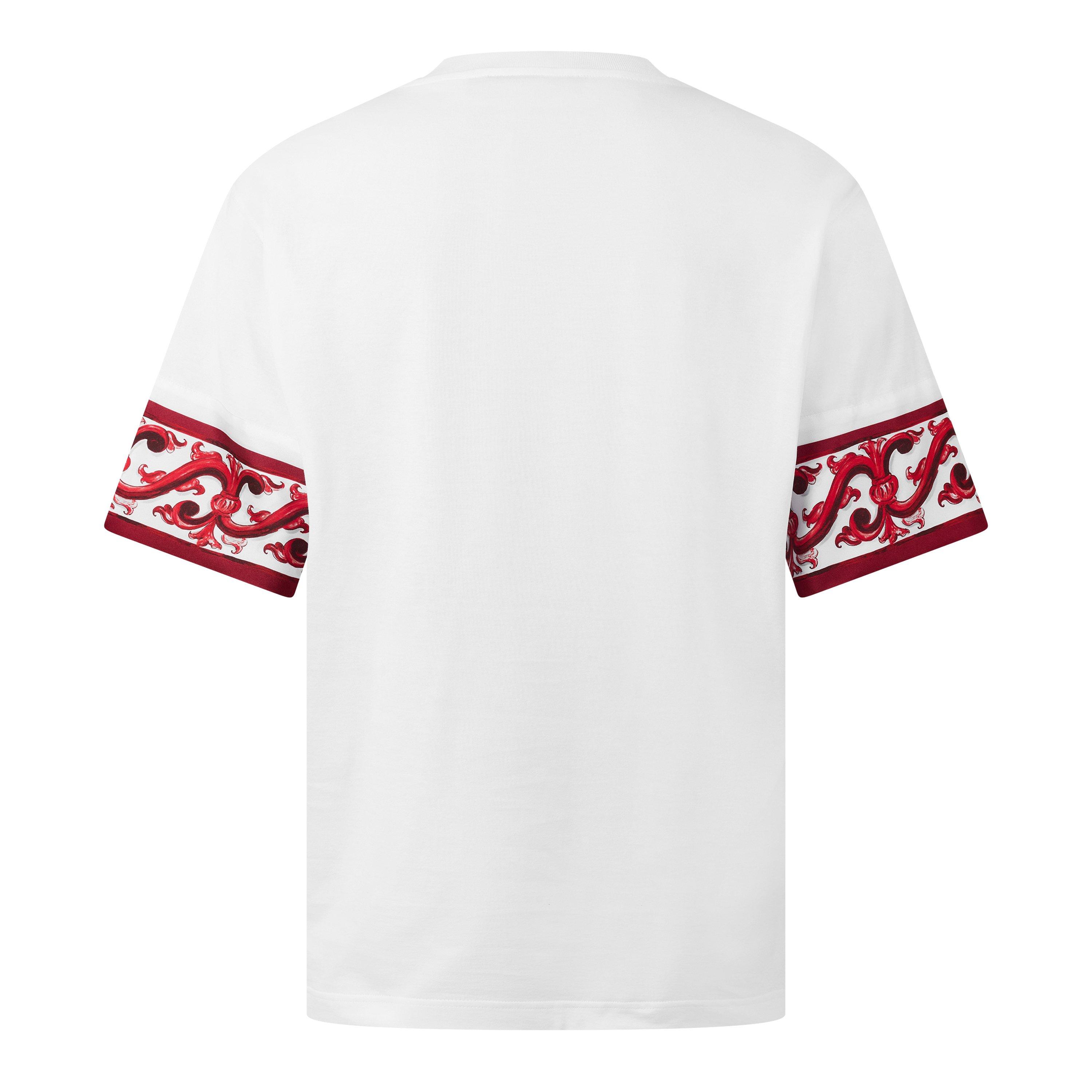 White/Red - Dolce and Gabbana - DG Maiolica Short Sn63 - 2