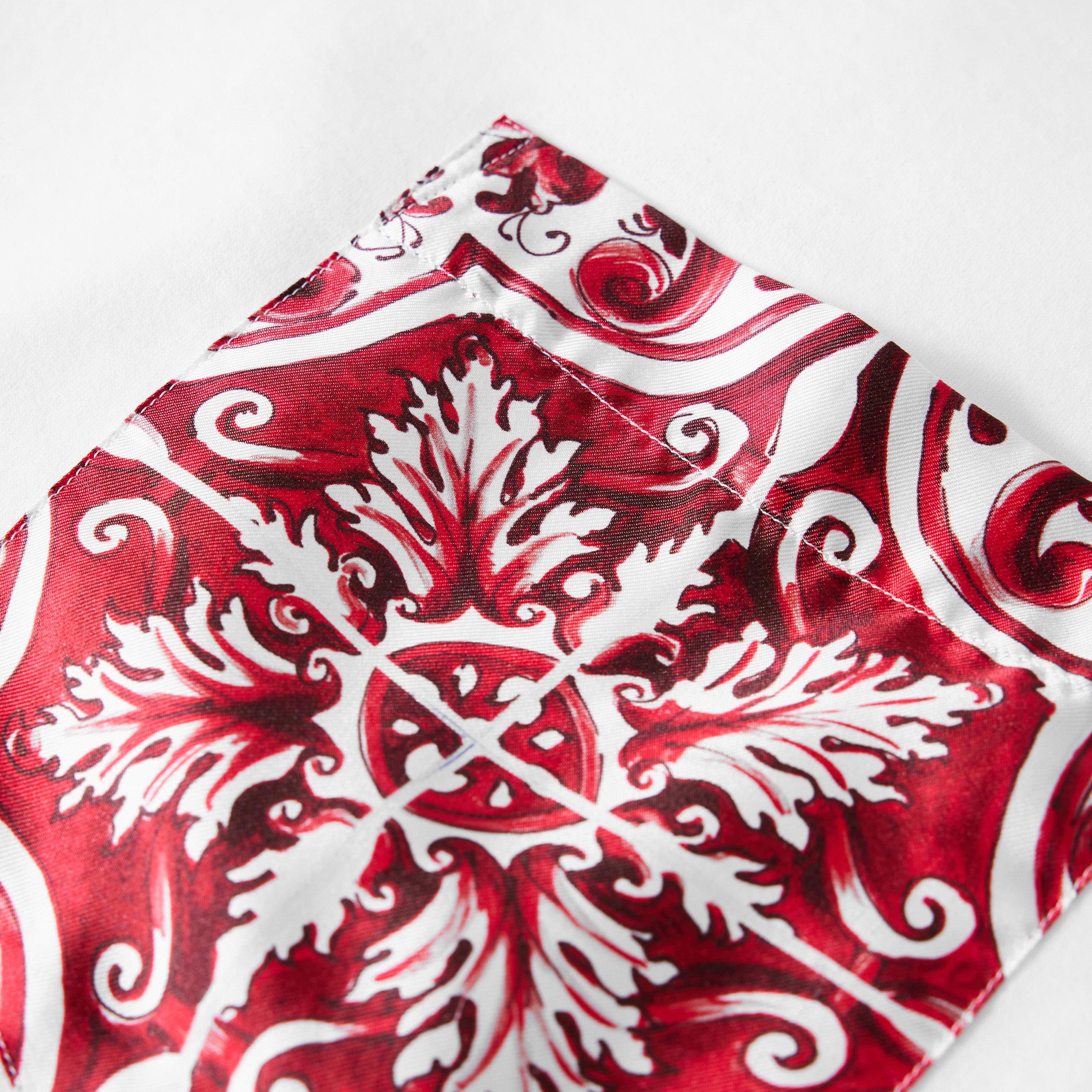 White/Red - Dolce and Gabbana - DG Maiolica Short Sn63 - 3