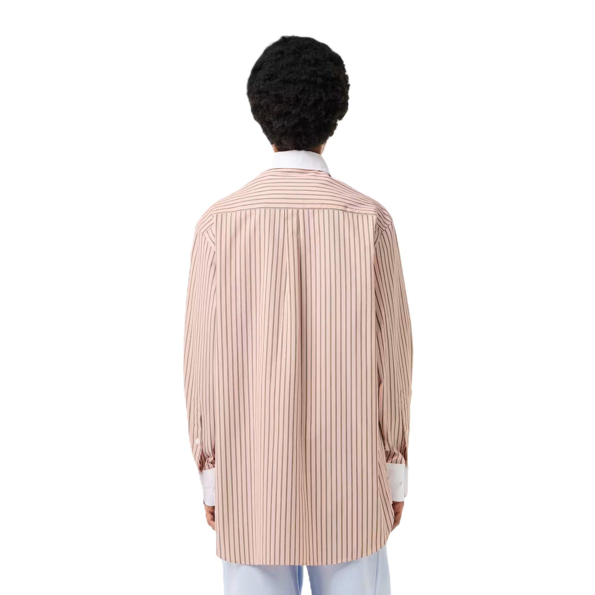 Waterlily/White - Lacoste - Women's Long-Sleeve Patterned Shirt - 2