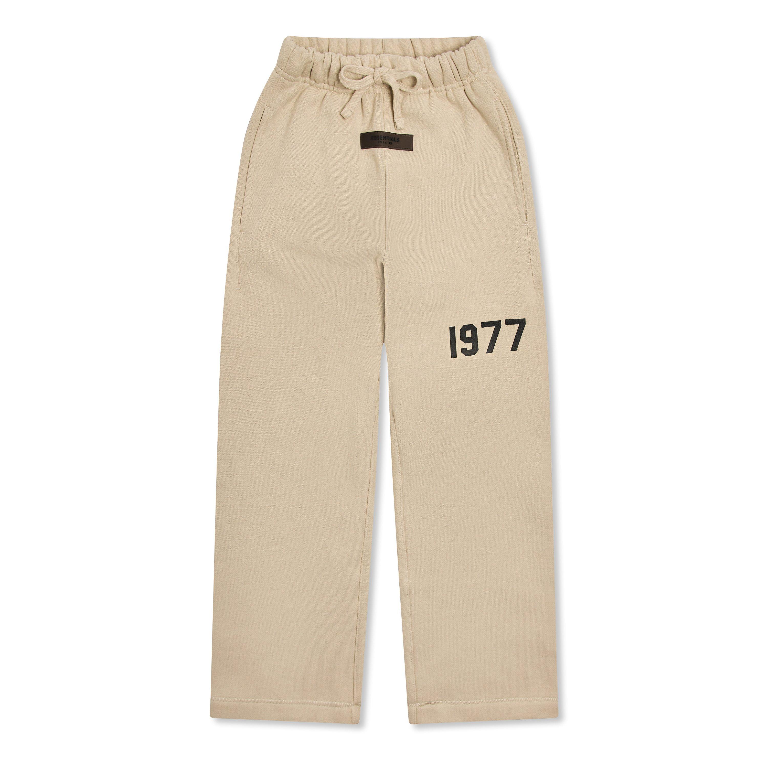 Wheat - Fear Of God Essentials - Kids' Relaxed Sweatpant Closed Hem Fleece Jogging Bottoms - 1