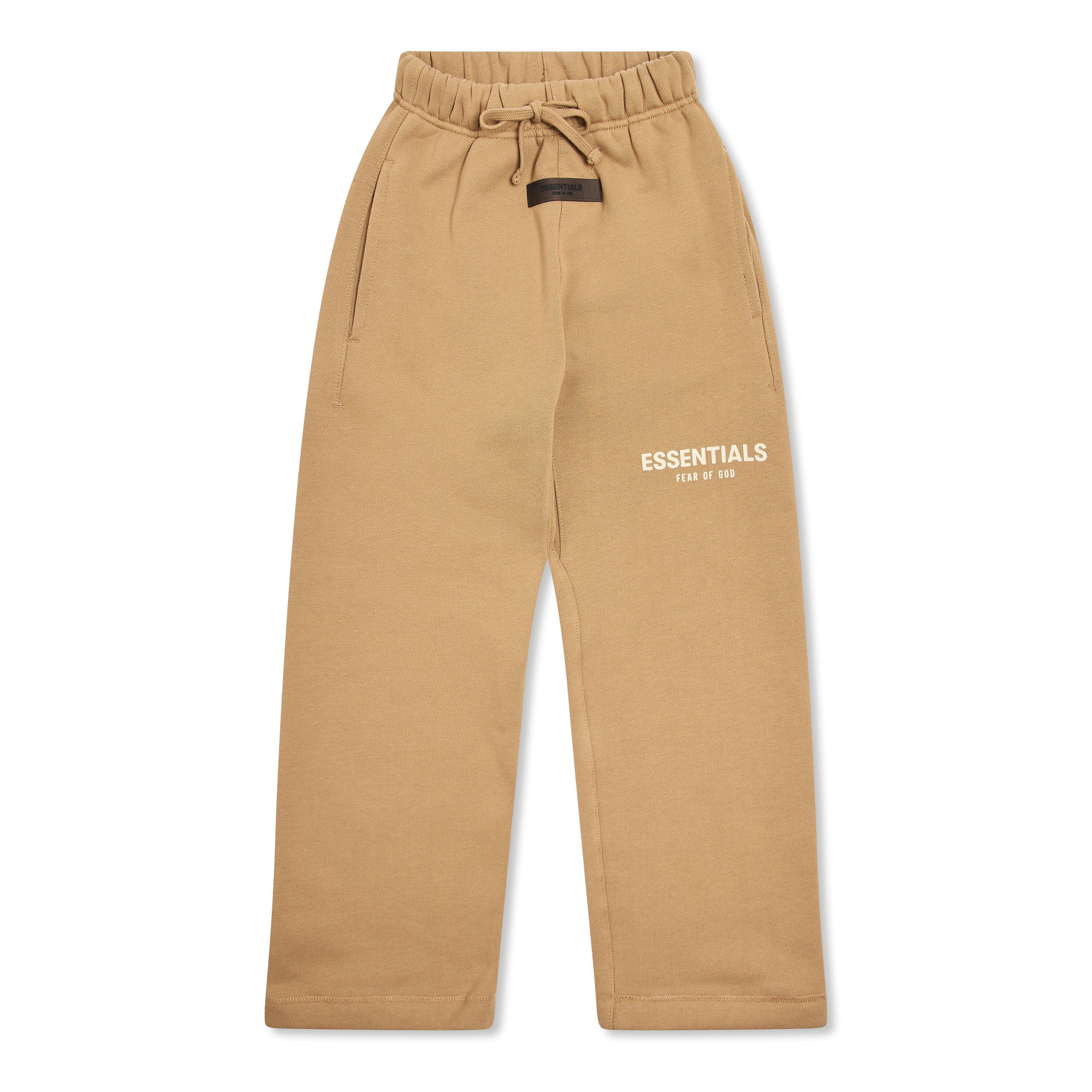 Oak - Fear Of God Essentials - Kids' Relaxed Sweatpant Closed Hem Fleece Jogging Bottoms - 1