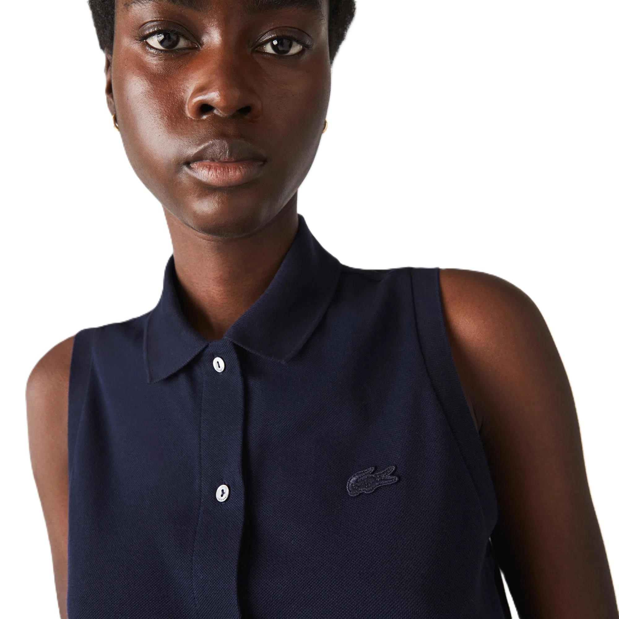 Marineblå - Lacoste - Women&#x27;s Polo Dress - 3