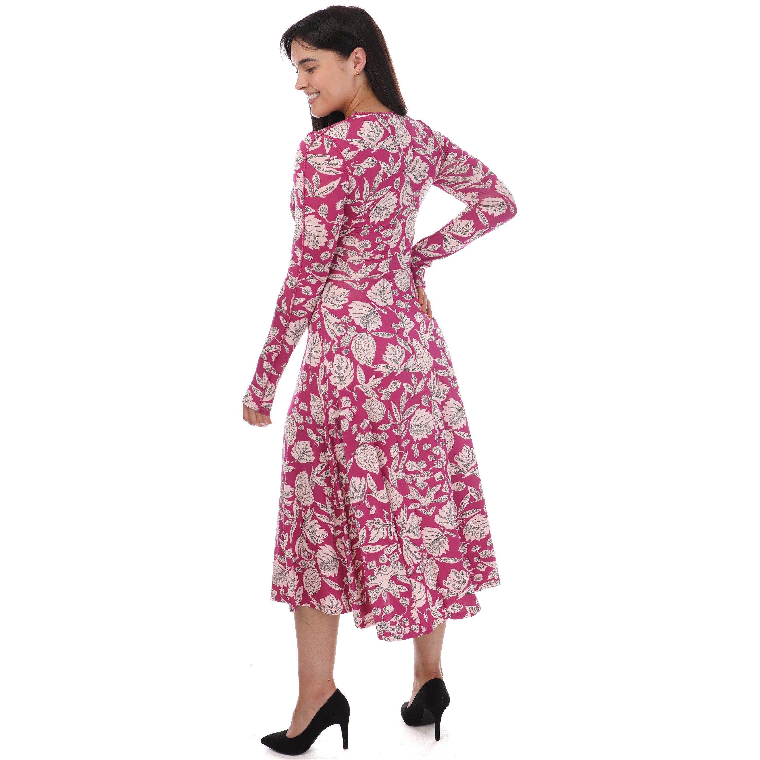 Pink - Ted Baker - Aloria Skimming Midi Dress - 2