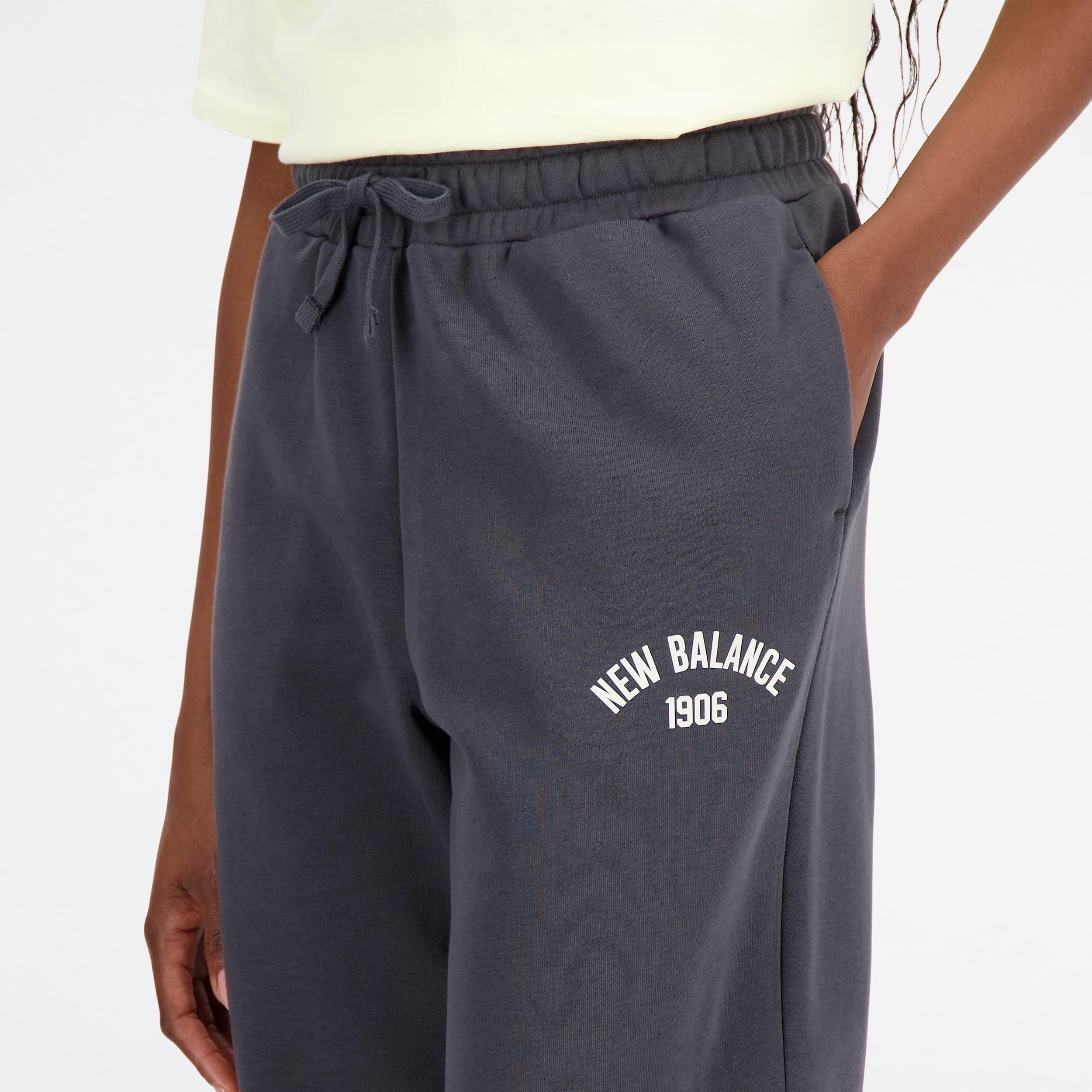 Black - New Balance - Essentials Varsity Fleece Pants - 4