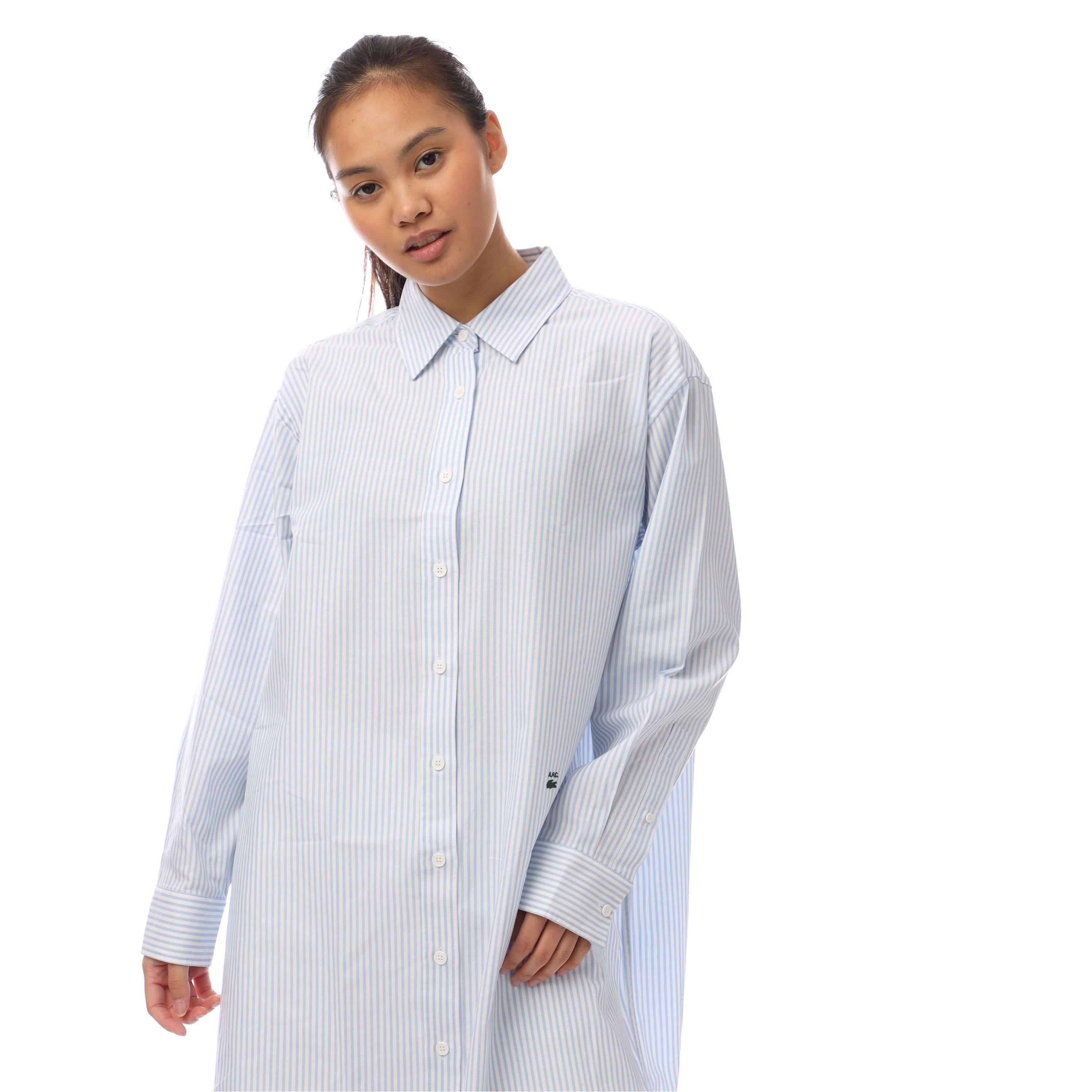 White/Overview - Lacoste - Women's Shirt Dress - 4