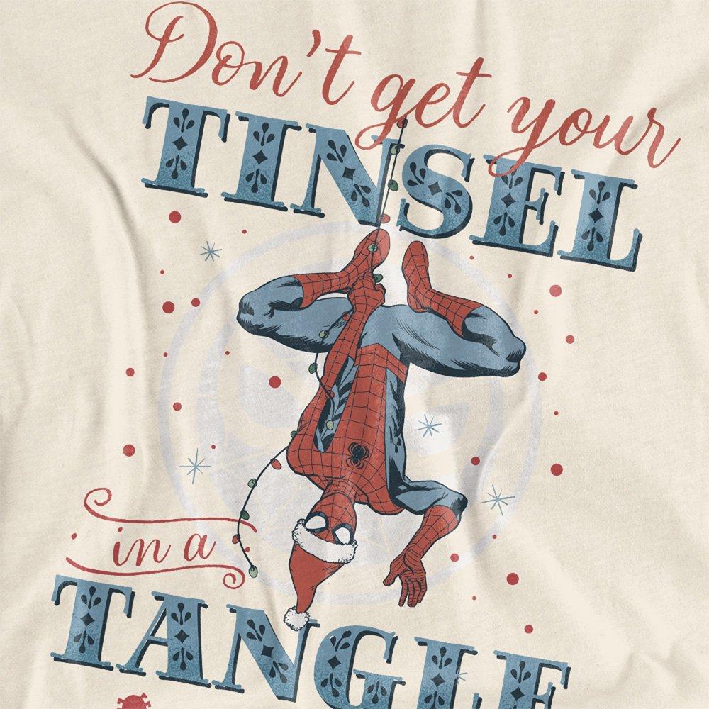 Beige - Marvel - Spiderman Retro DonT Get Your Tinsel In A Tangle - 2