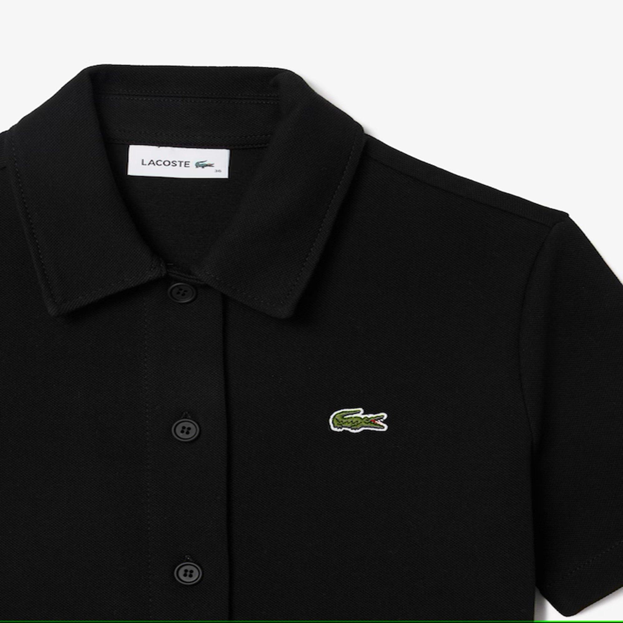 Navy Blue - Lacoste - Women's Polo Dress - 3