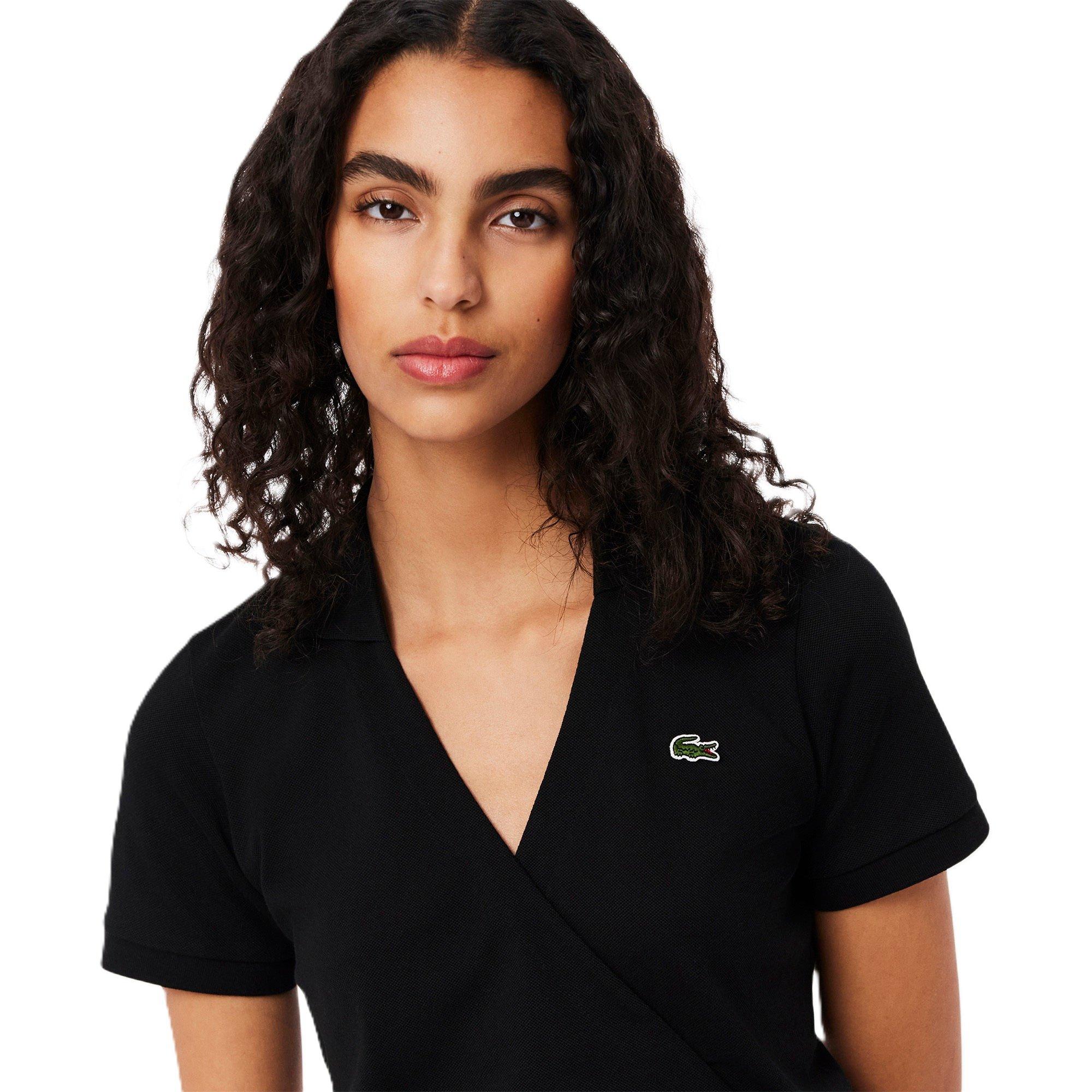 Zwart - Lacoste - Women's Wrap Dress - 3