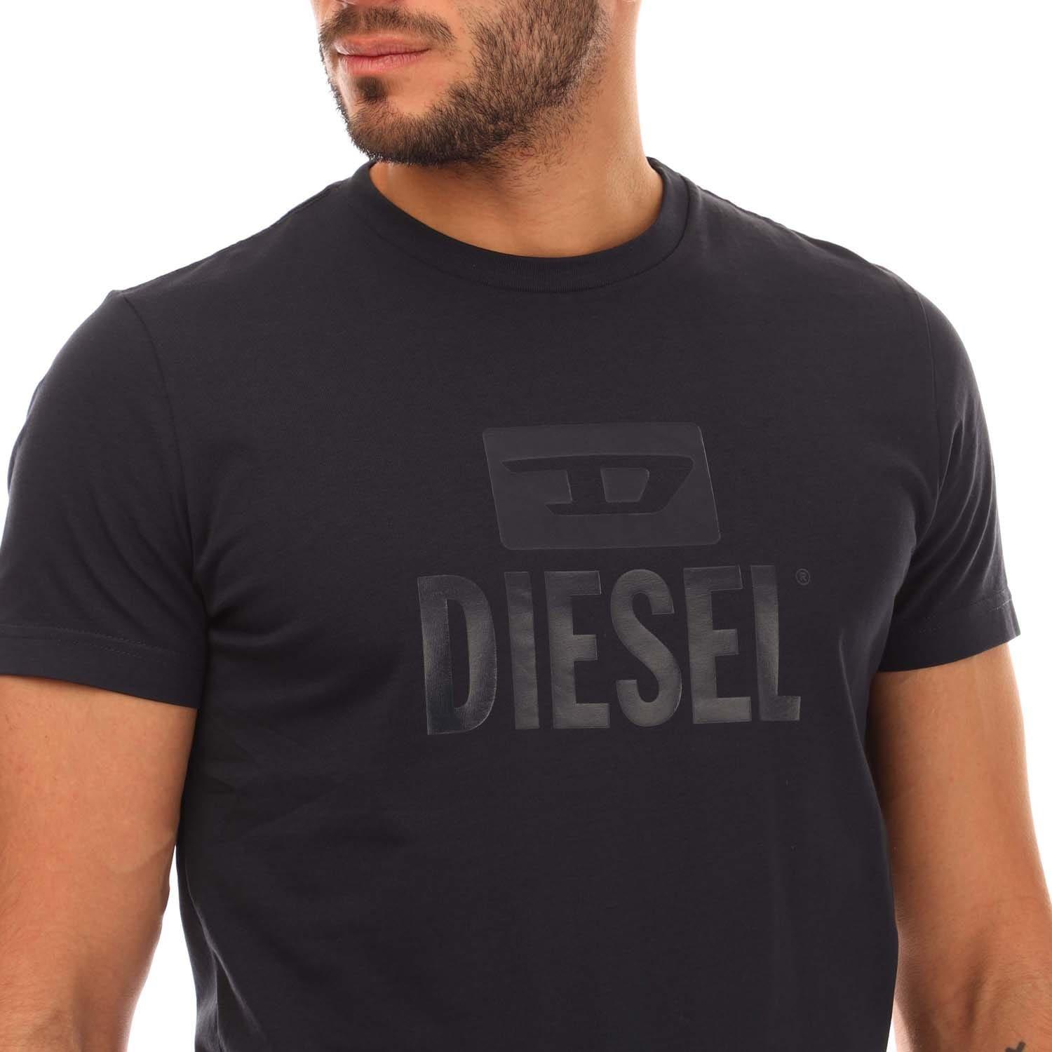 Navy - Diesel - T-Diego Tone on Tone T-Shirt - 2