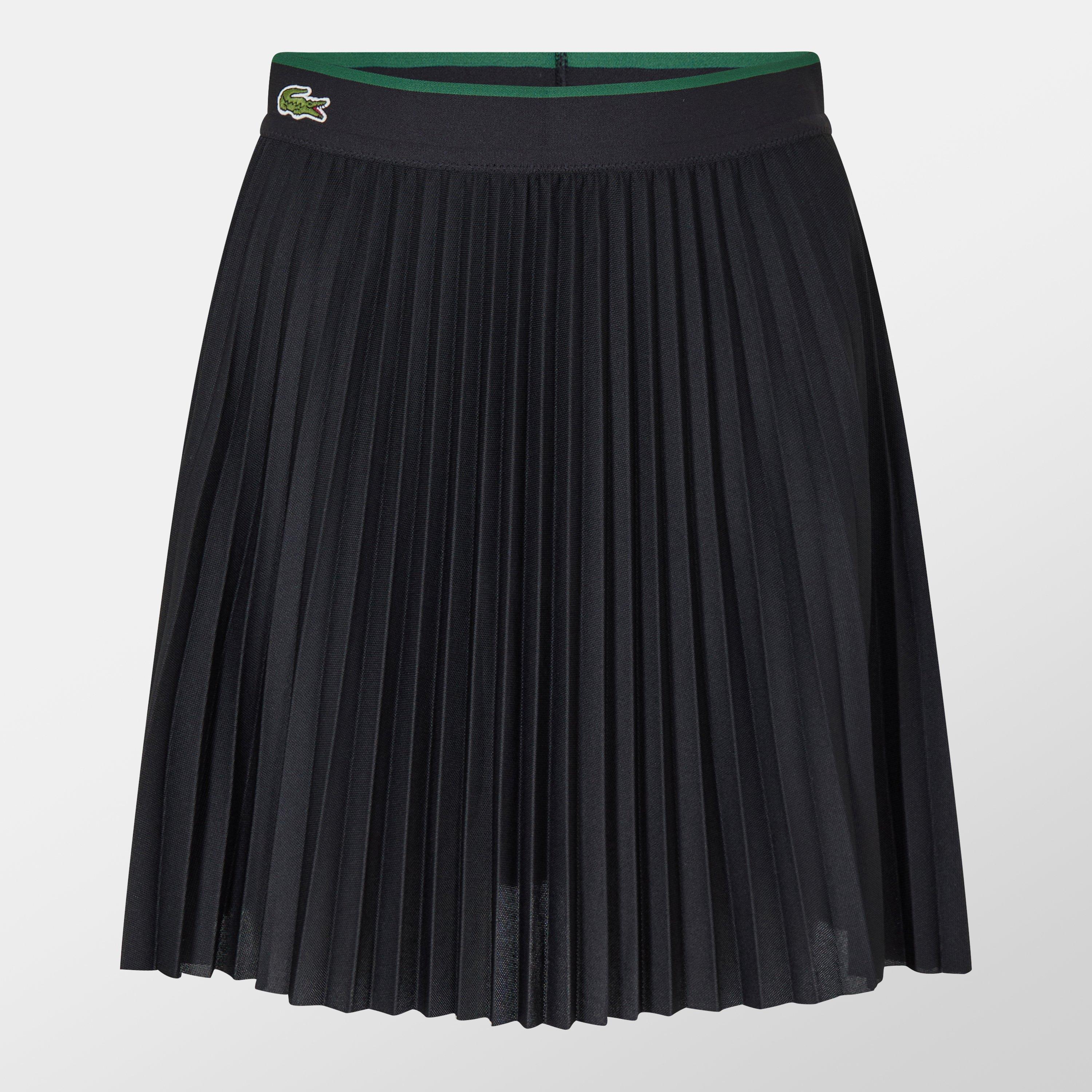 Lacoste Pleated Skirt - Black - Size 8 (36)