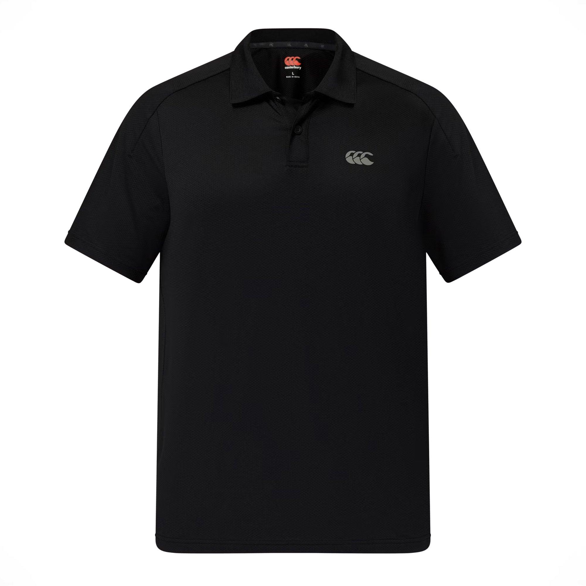 Black - Canterbury - Men's Rugby Polo Shirt - 1
