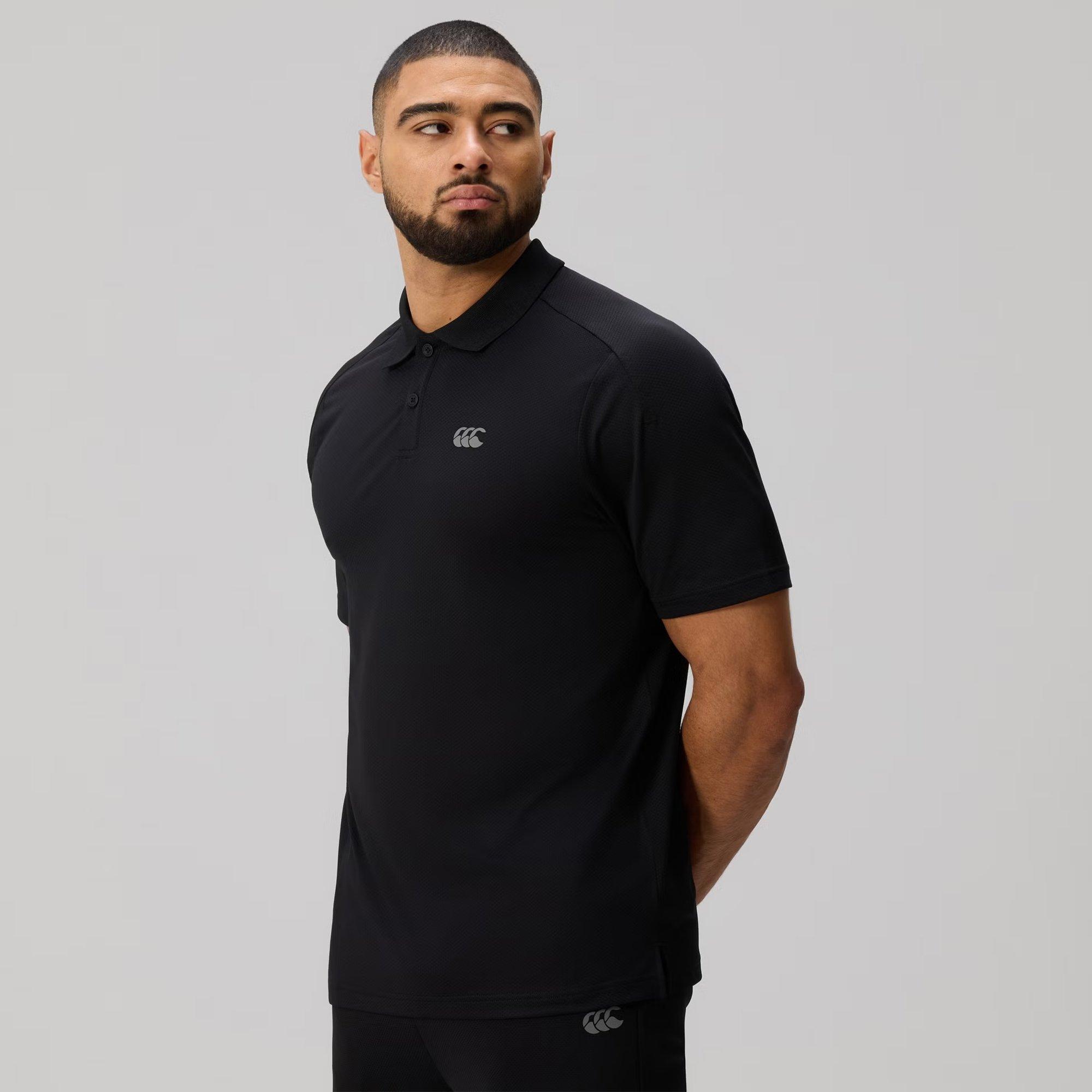 Black - Canterbury - Men's Rugby Polo Shirt - 6