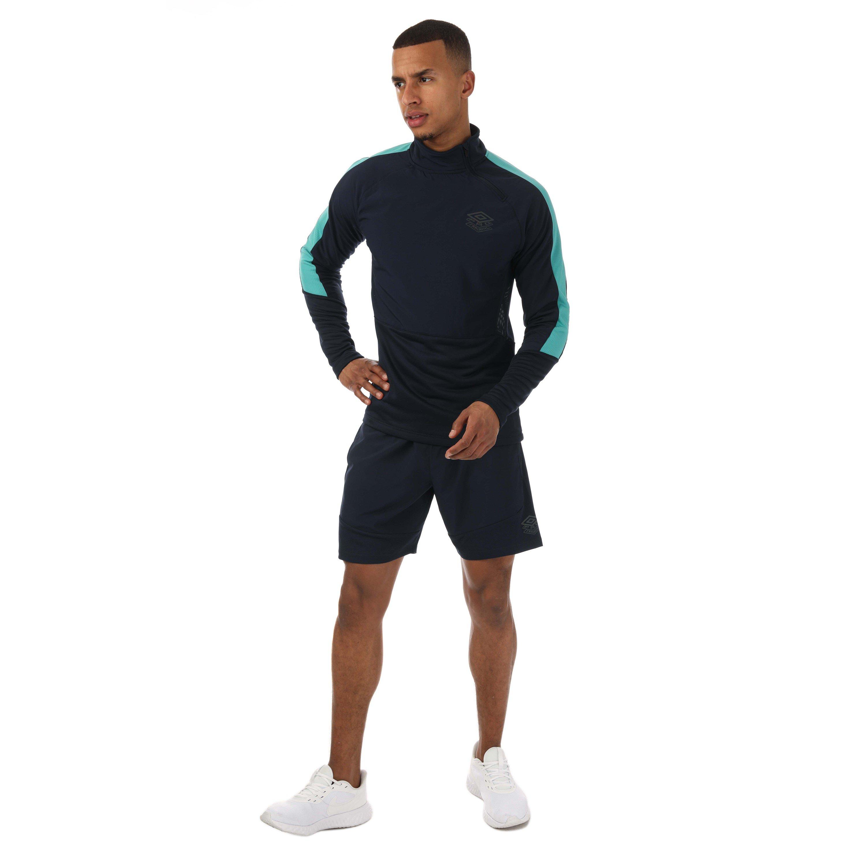 Navy - Umbro - PRO Training Hybrid Drill Top - 3
