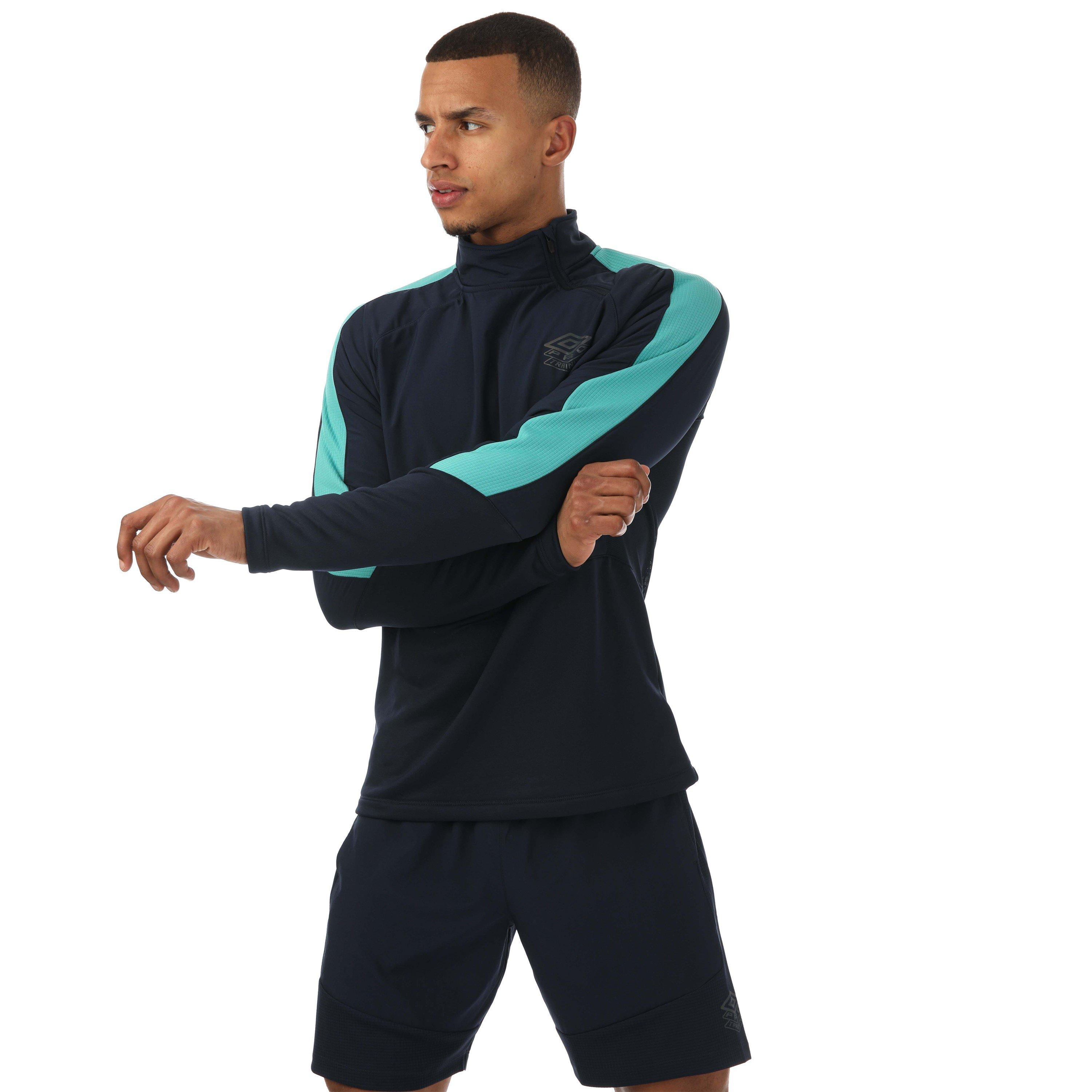 Navy - Umbro - PRO Training Hybrid Drill Top - 4