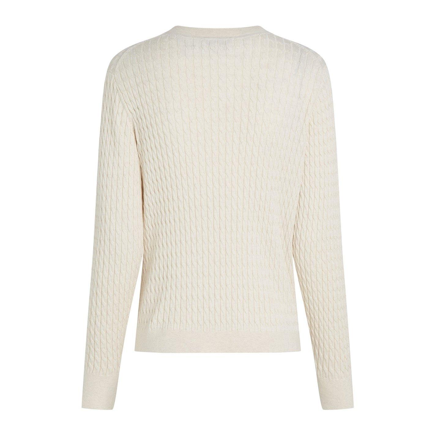 Heather Ivory - Tommy Hilfiger - Womens Cable Knit Jumper - 7