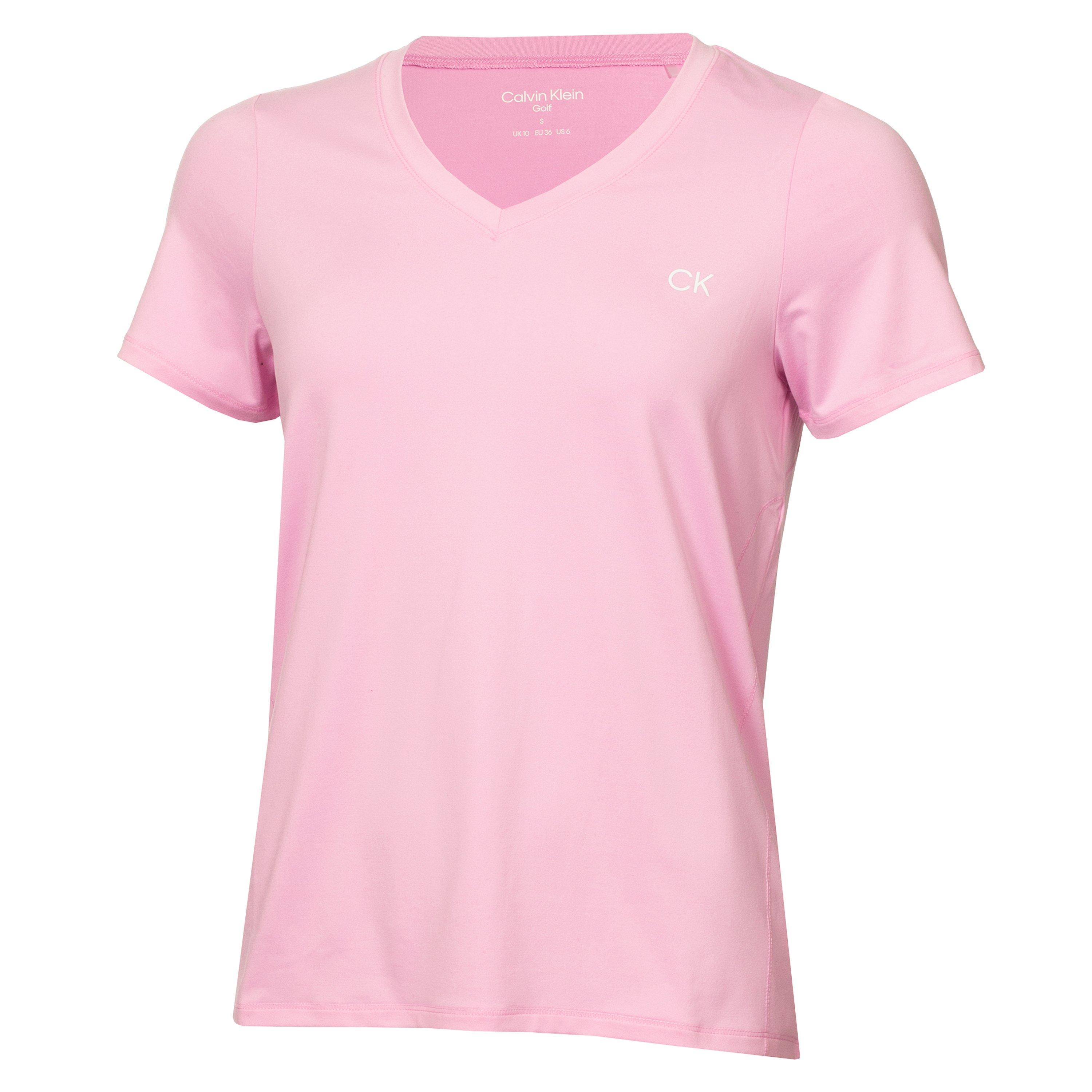 White/Pink - Calvin Klein Golf - Women's Regular Fit T-Shirt - 3