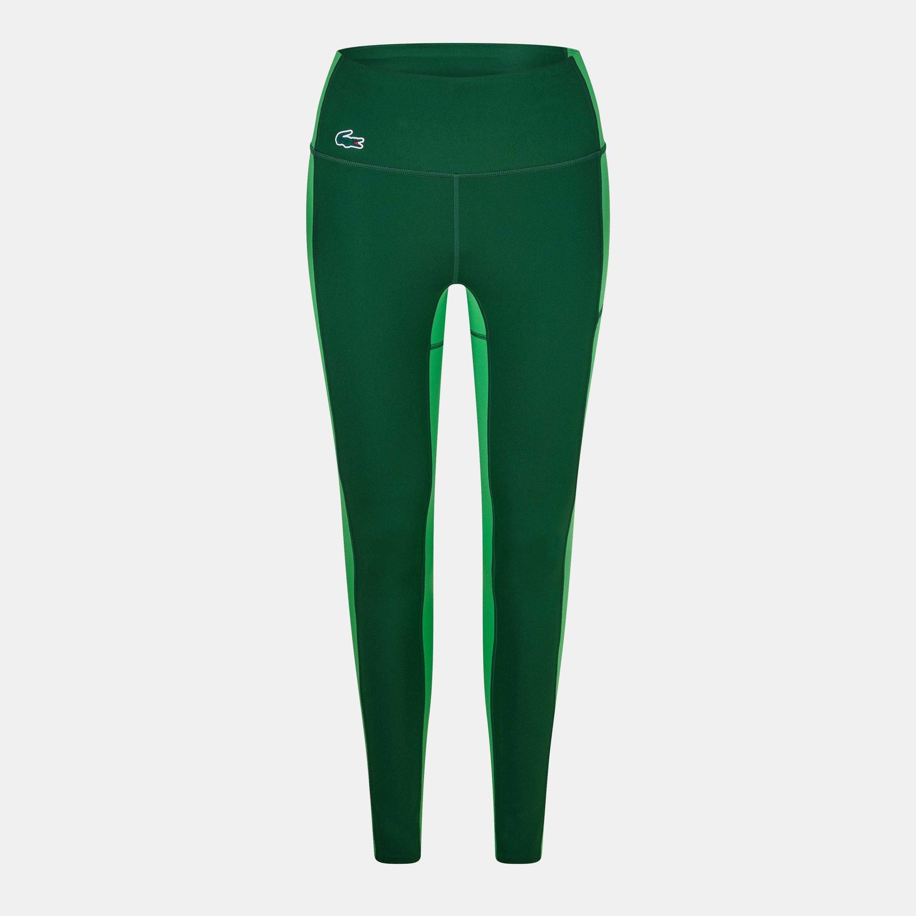 Green/Sorrel - Lacoste - Women's Stretch Leggings - 1