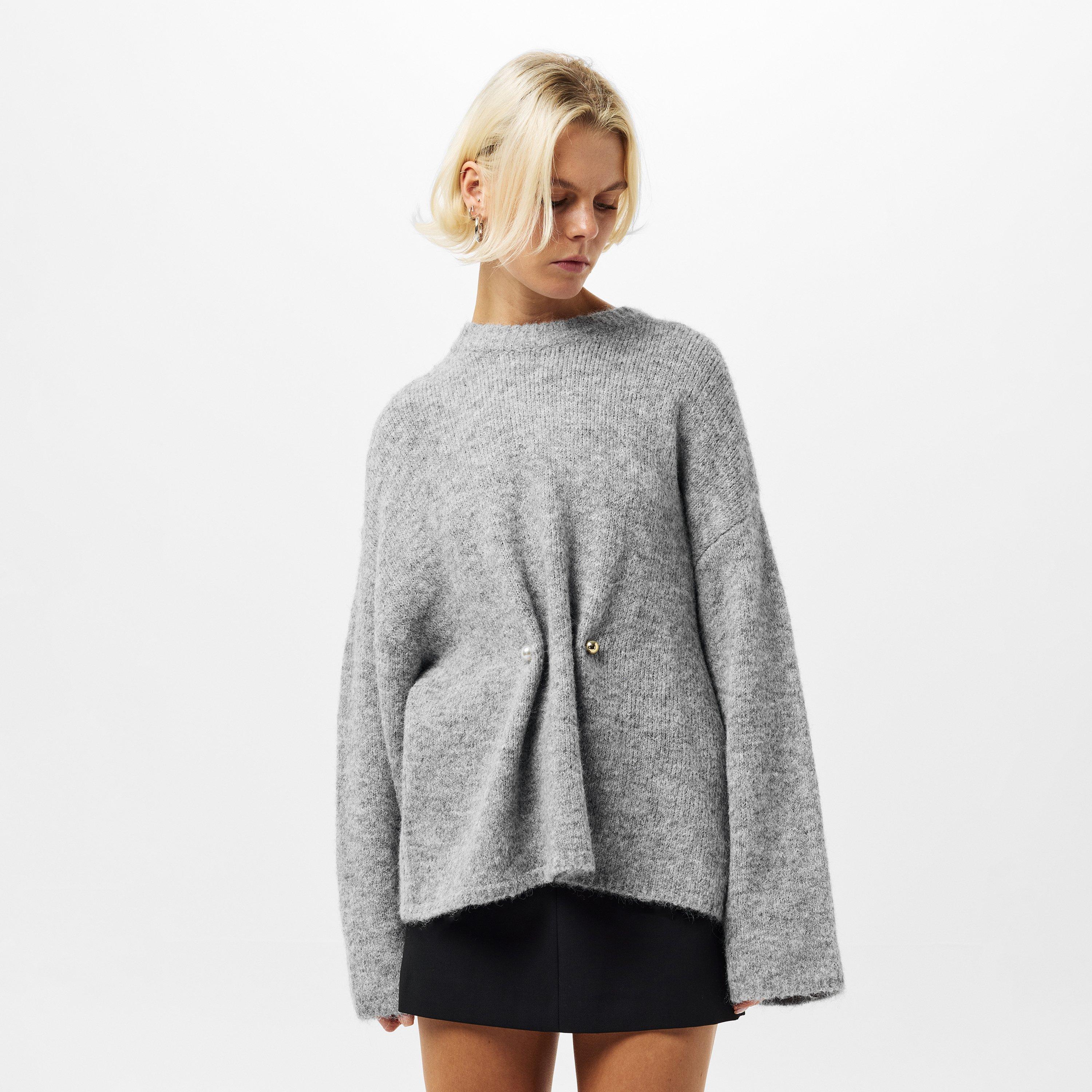Light Grey Mel - Edited - Women's Noorie Crew Neck Jumper - 3