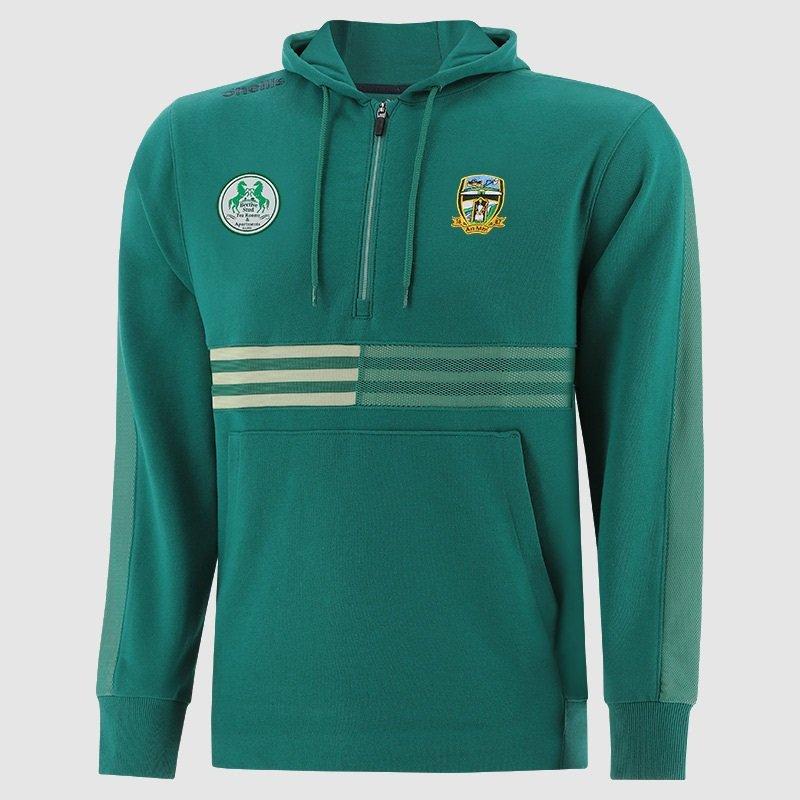 Teal/Mead/Navy - ONeills - Meath Nepal Half Zip Fleece Hoodie Junior - 1