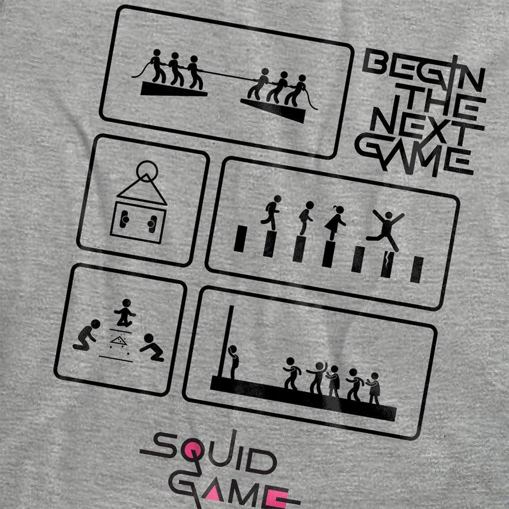 Grey - Squid Game - Squid Game Next Game Ladies T Shirt Athletic Heat - 2