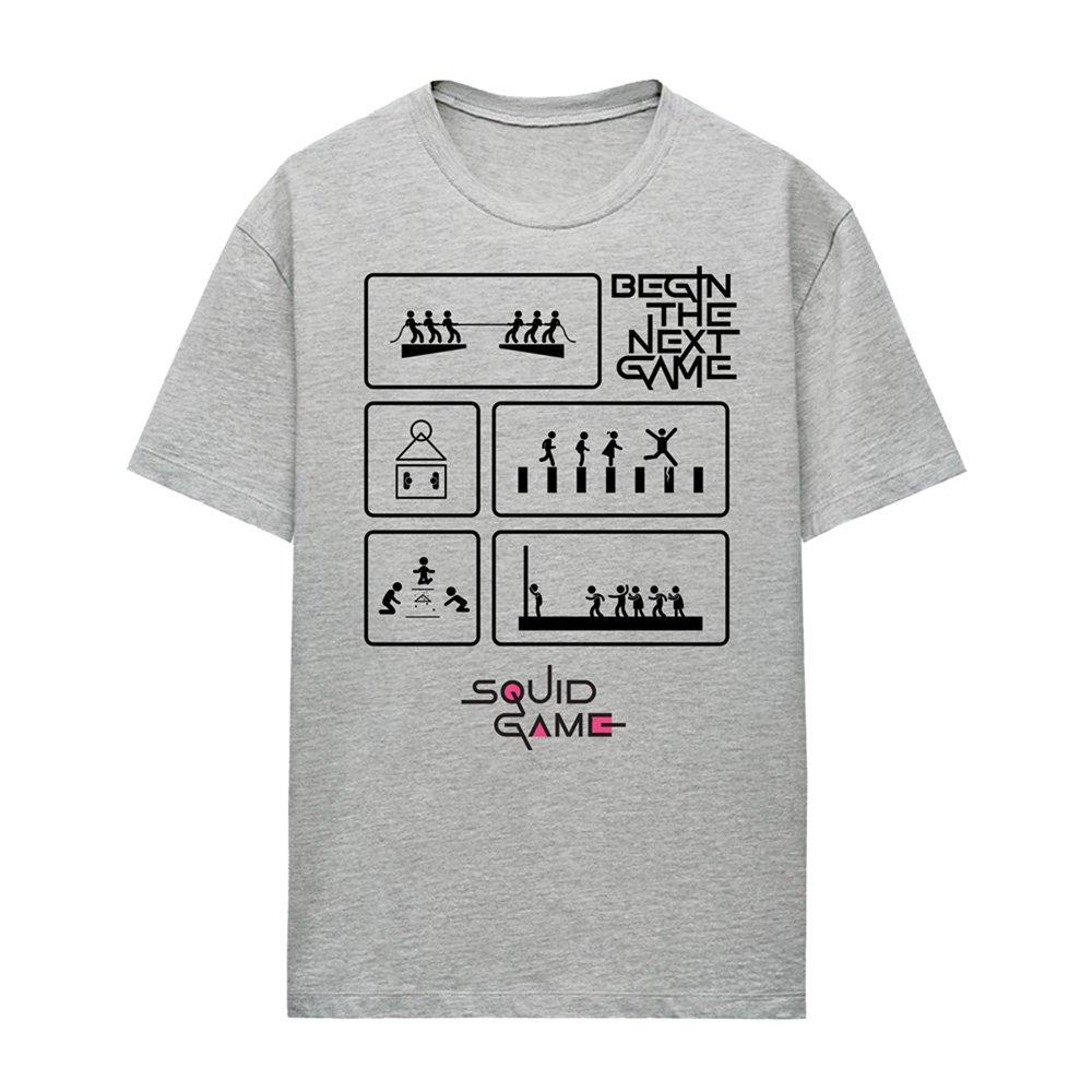 Grey - Squid Game - Squid Game Next Game Ladies T Shirt Athletic Heat - 4